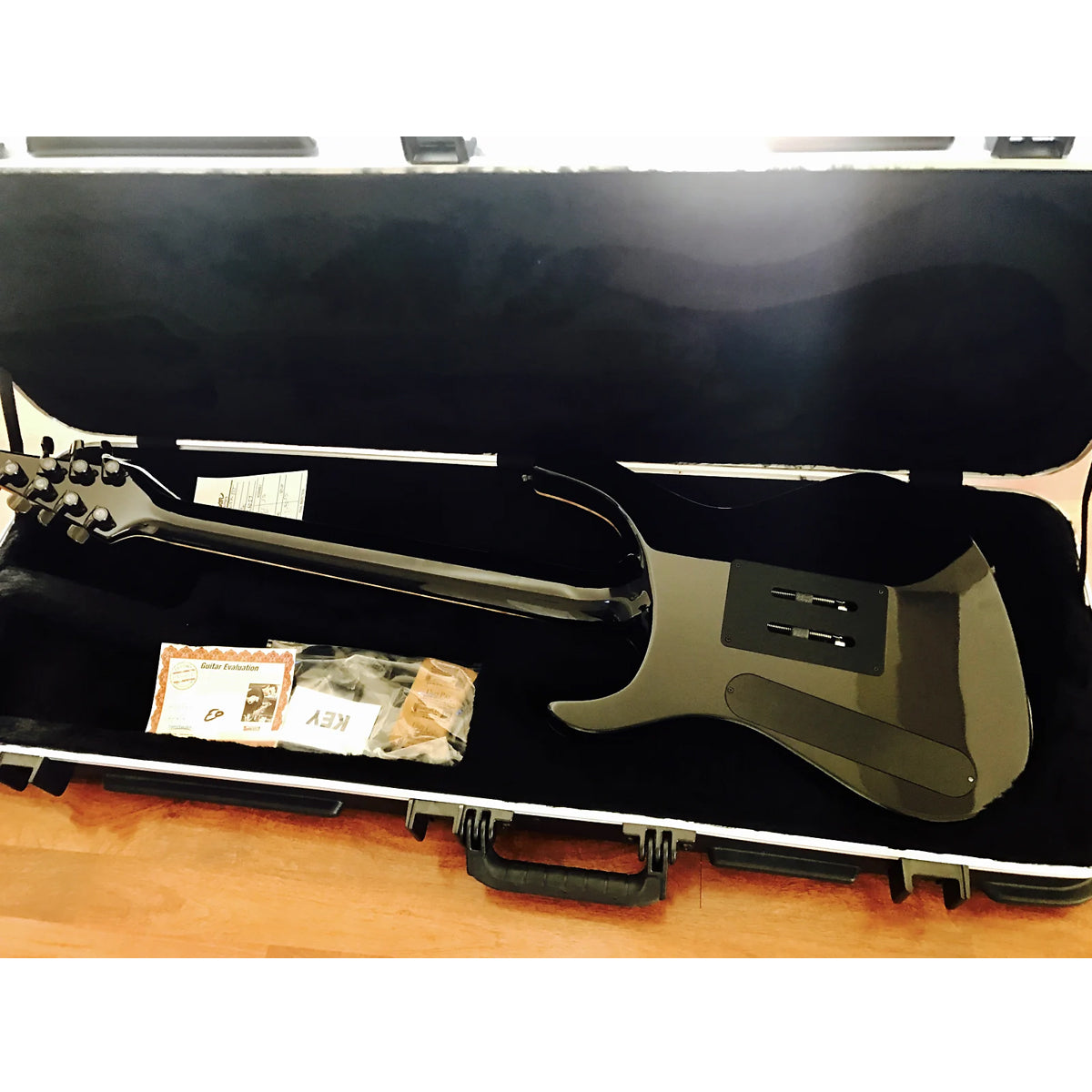 Đàn Guitar Điện Jackson USA Signature Chris Broderick Soloist 7, Ebony Fingerboard, Transparent Black, #2803057885