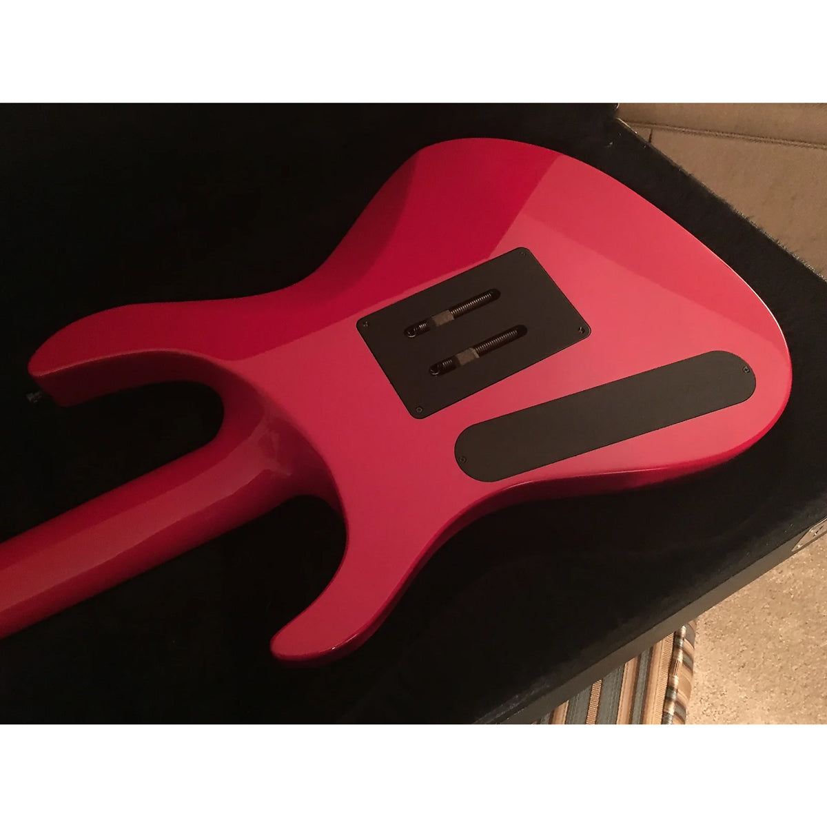Đàn Guitar Điện Jackson USA Signature Chris Broderick Soloist 7, Ebony Fingerboard, Transparent Red, #2803057890