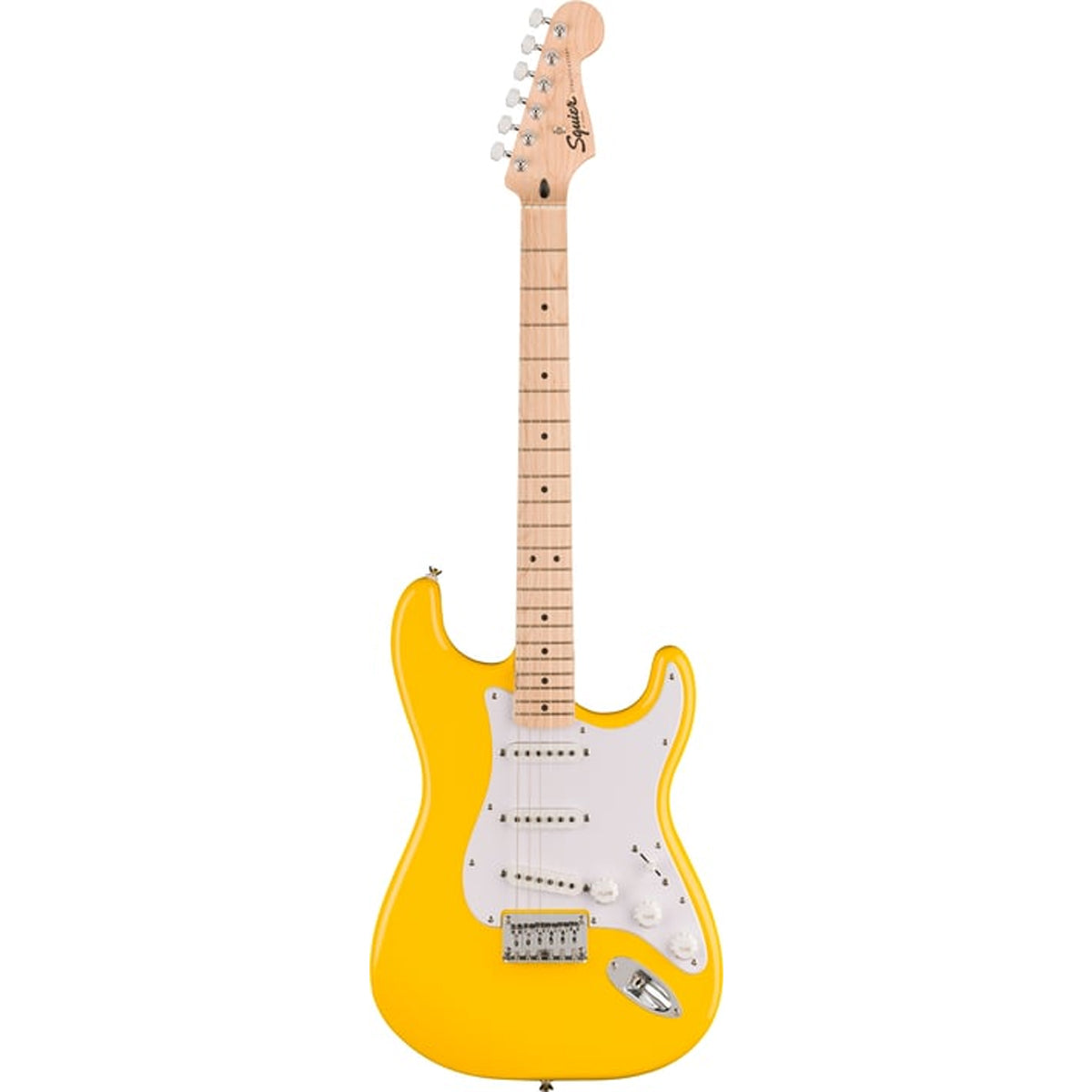 Đàn Guitar Điện Squier Limited Edition Sonic Stratocaster HT SSS Electric Guitar, Maple Fingerboard, Graffiti Yellow #0373252574