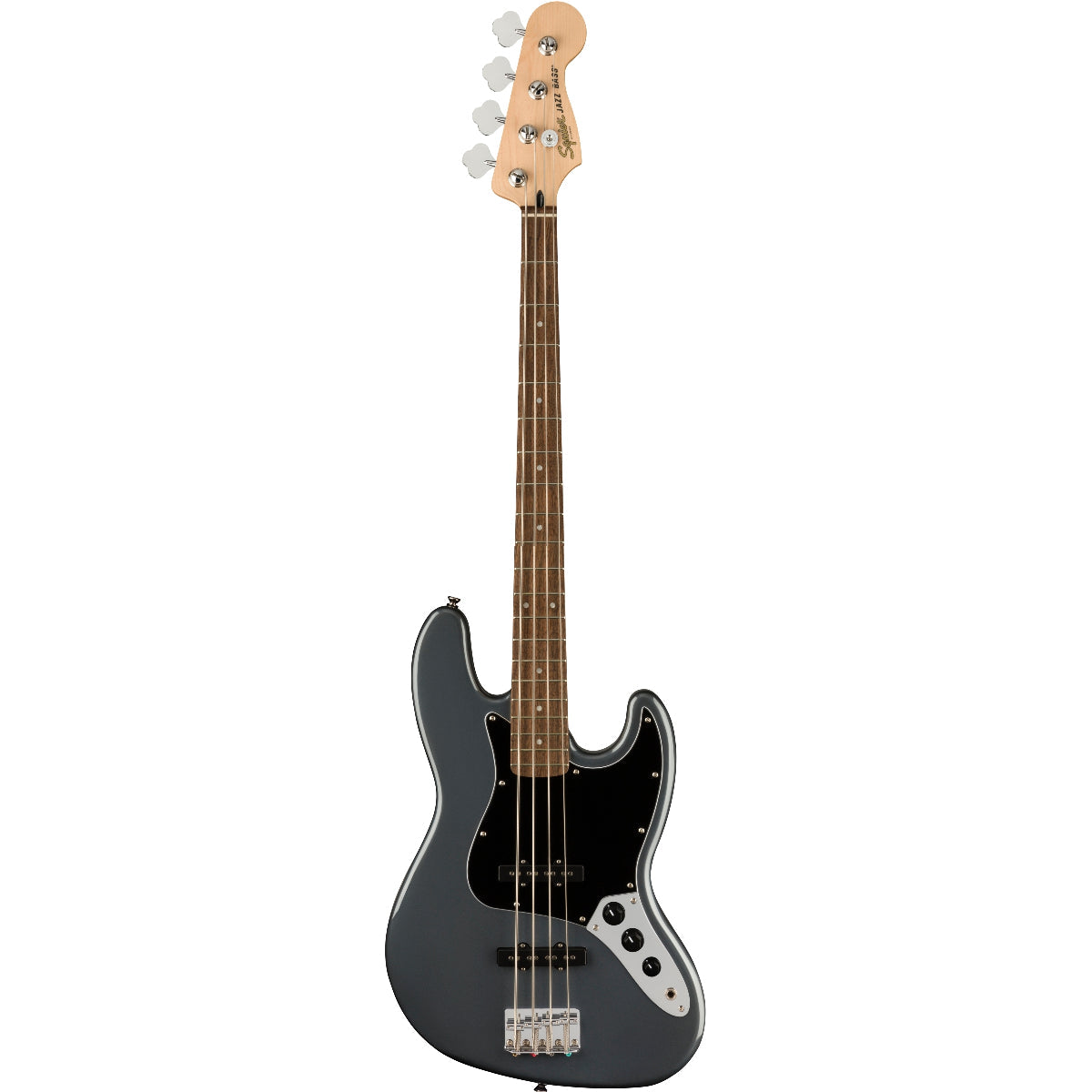 Squier Affinity Jazz Bass Indian Laurel Fingerboard Charcoal Frost Metallic