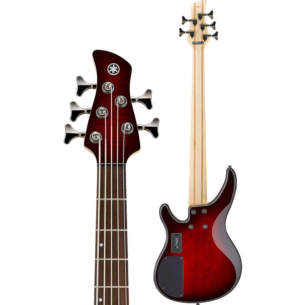 Đàn Guitar Bass Yamaha TRBX605FM, Rosewood Fingerboard, Dark Red Burst