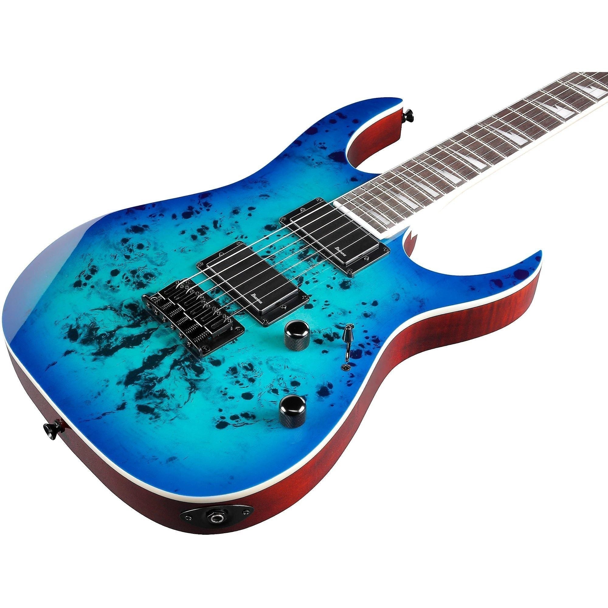 Đàn Guitar Điện Ibanez GRGR221PA Aqua Burst