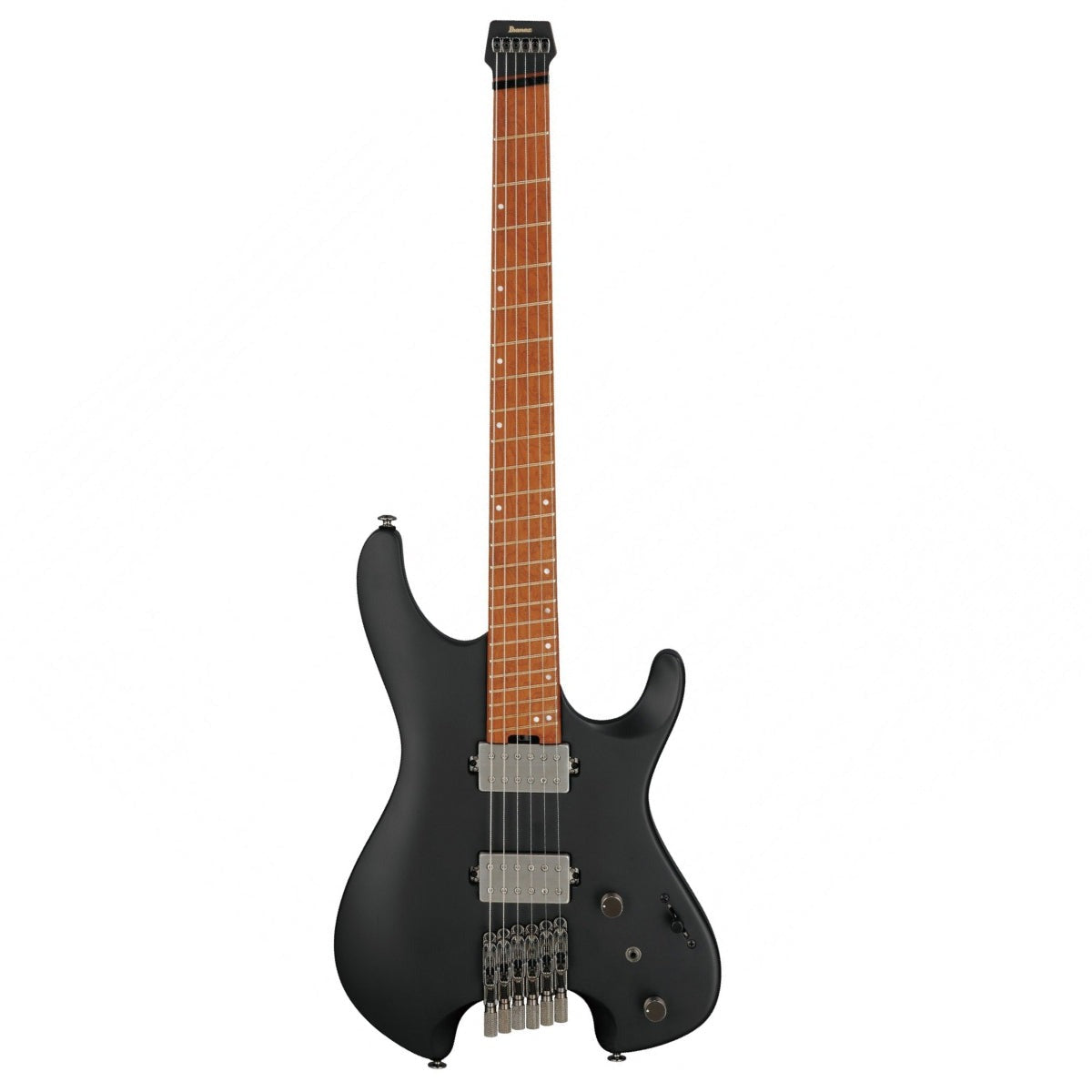 Ibanez QX52 Q Series Headless Guitar, Black Flat