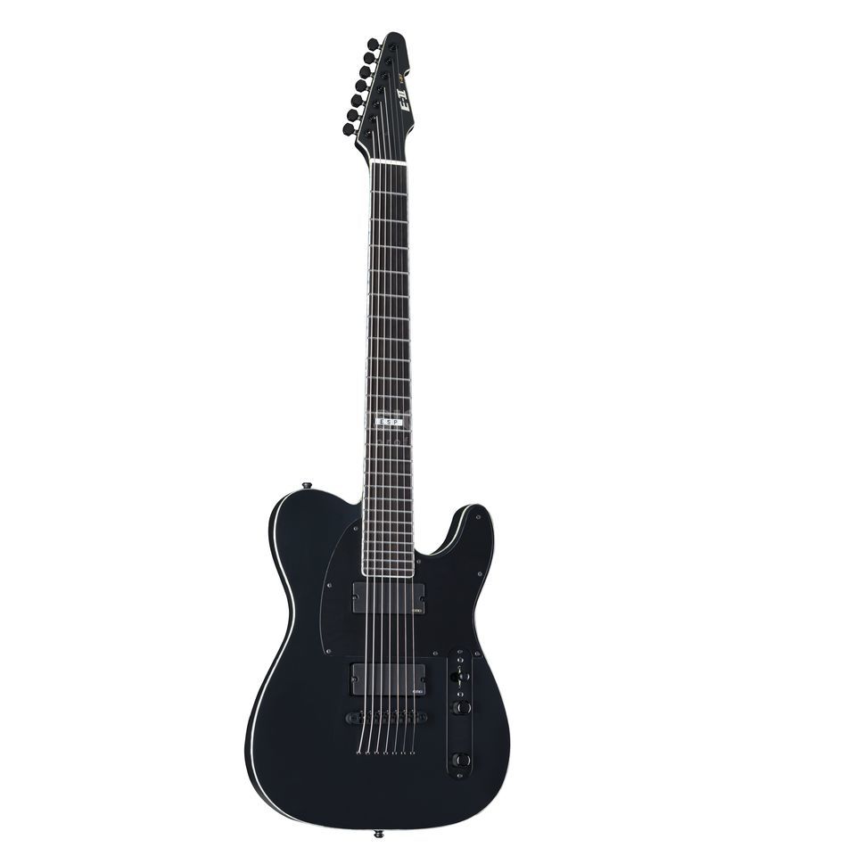 Đàn Guitar Điện ESP E-II T-B7 Baritone - Black Satin