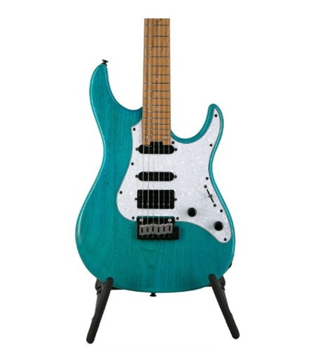 Đàn Guitar Điện ESP GrassRoots G-SNAPPER-24M-FM-LAQ, Pau Ferro FB, Light Aqua