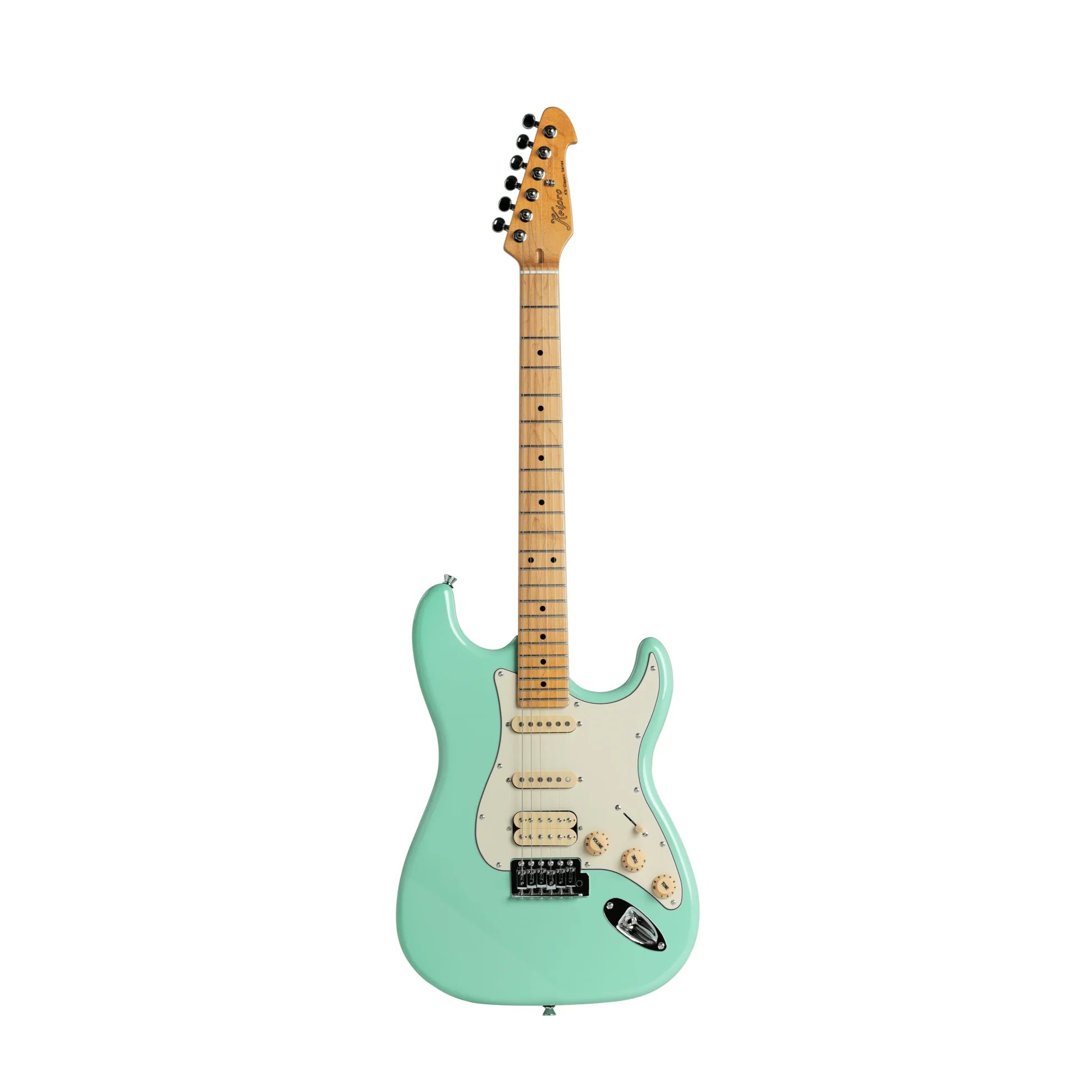 Đàn Guitar Điện Keipro Classic Series ST HSS Maple Fingerboard Green