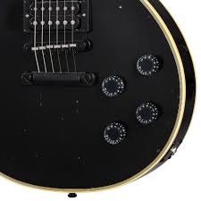 Đàn Guitar Điện Gibson Custom Kirk Hammett 1989 Les Paul Custom HH, Ebony Fingerboard, Ebony