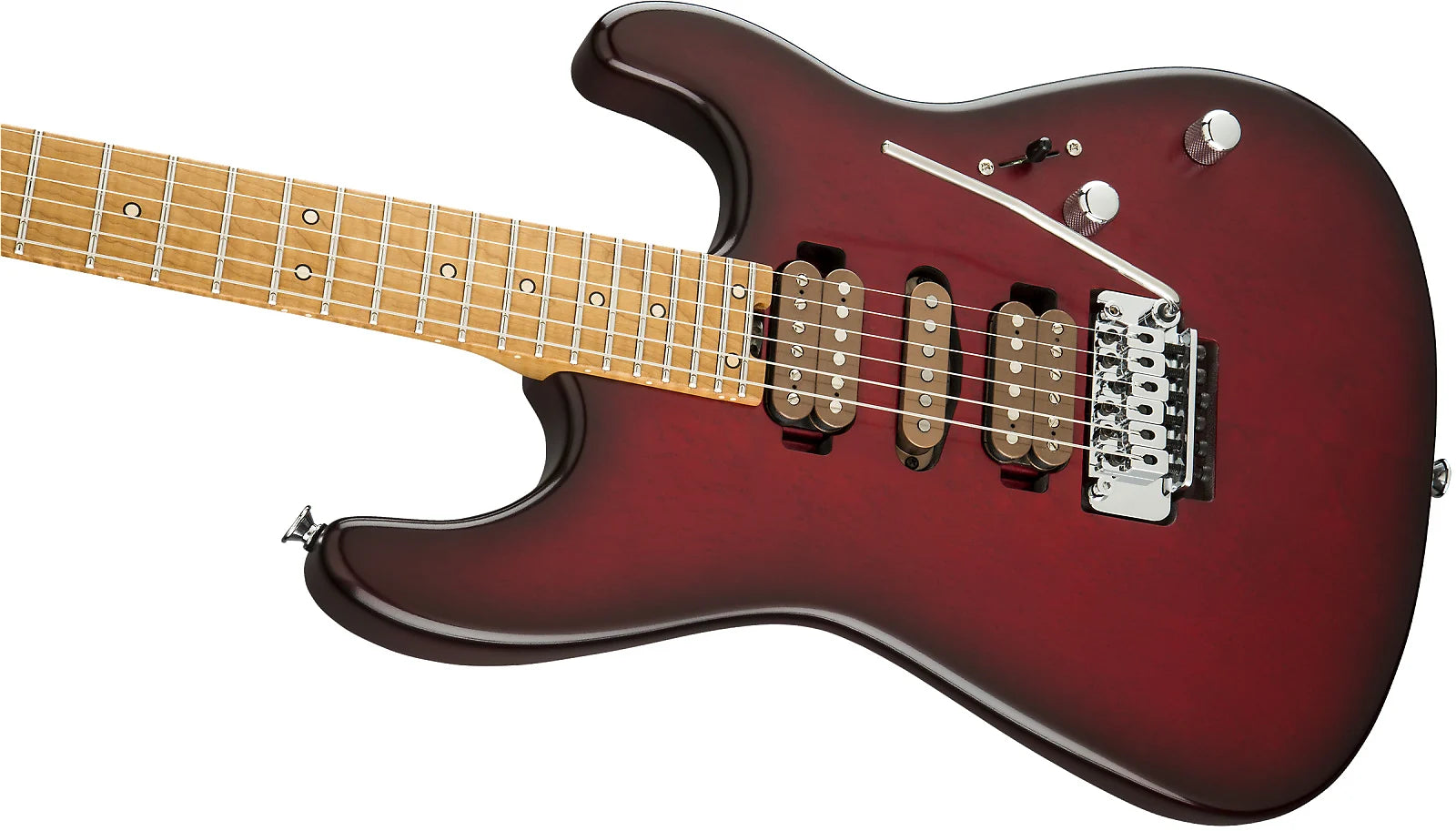 Đàn Guitar Điện Charvel Guthrie Govan Signature HHS, Maple Fingerboard, Limited Britannica Red