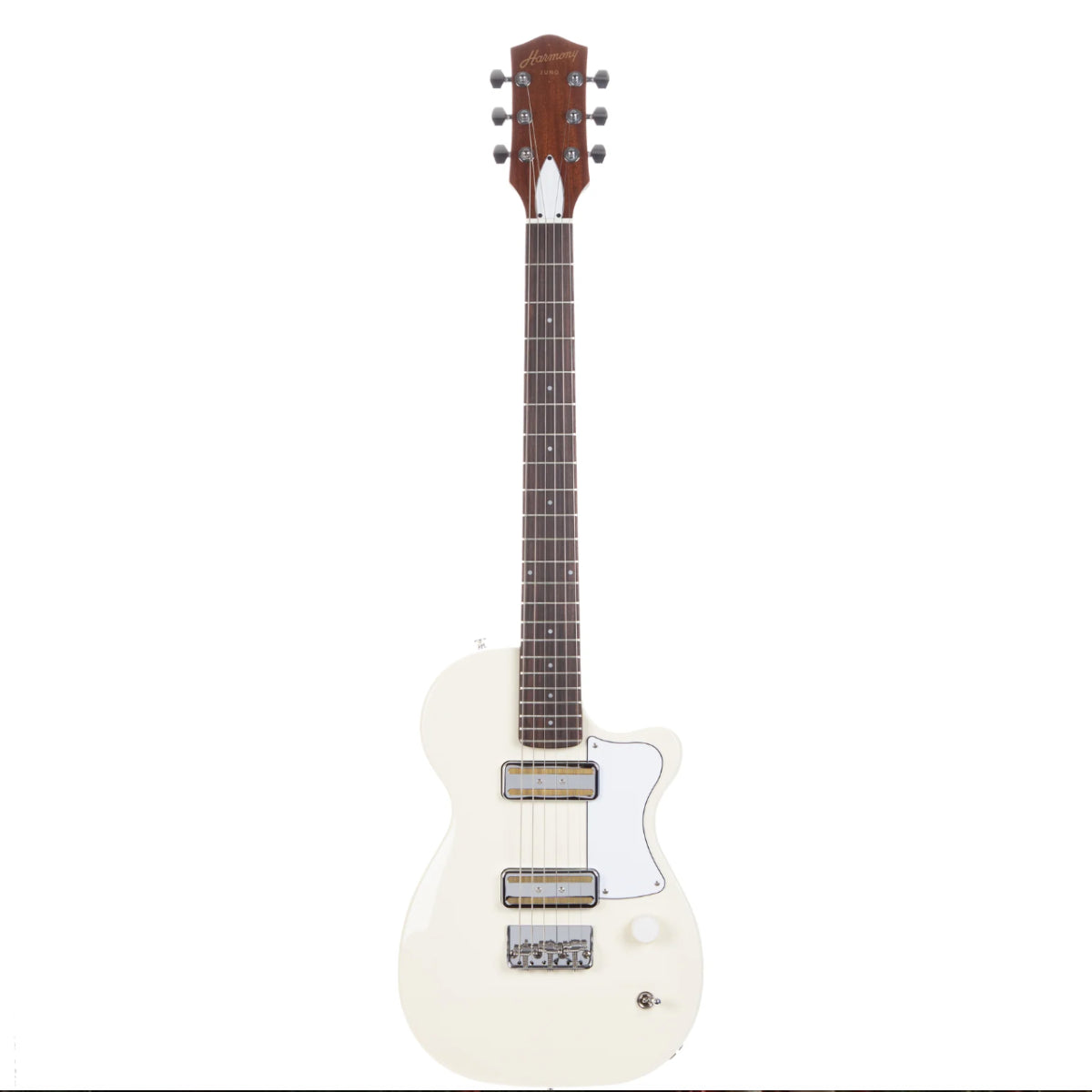 Đàn Guitar Điện Harmony Standard Juno w/Case, RW FB, Pearl White
