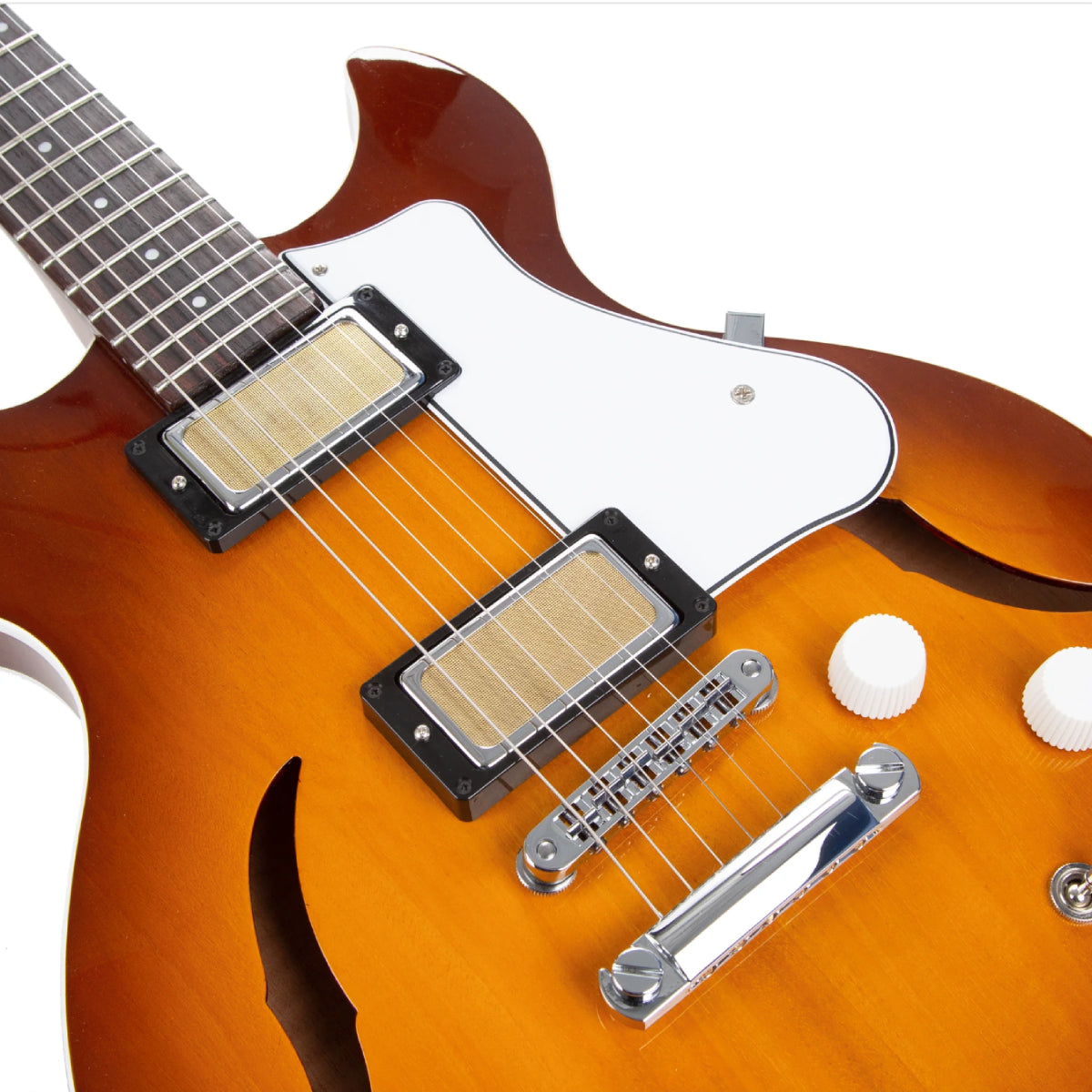 Đàn Guitar Điện Harmony Standard Comet w/Case, RW FB, Sunburst