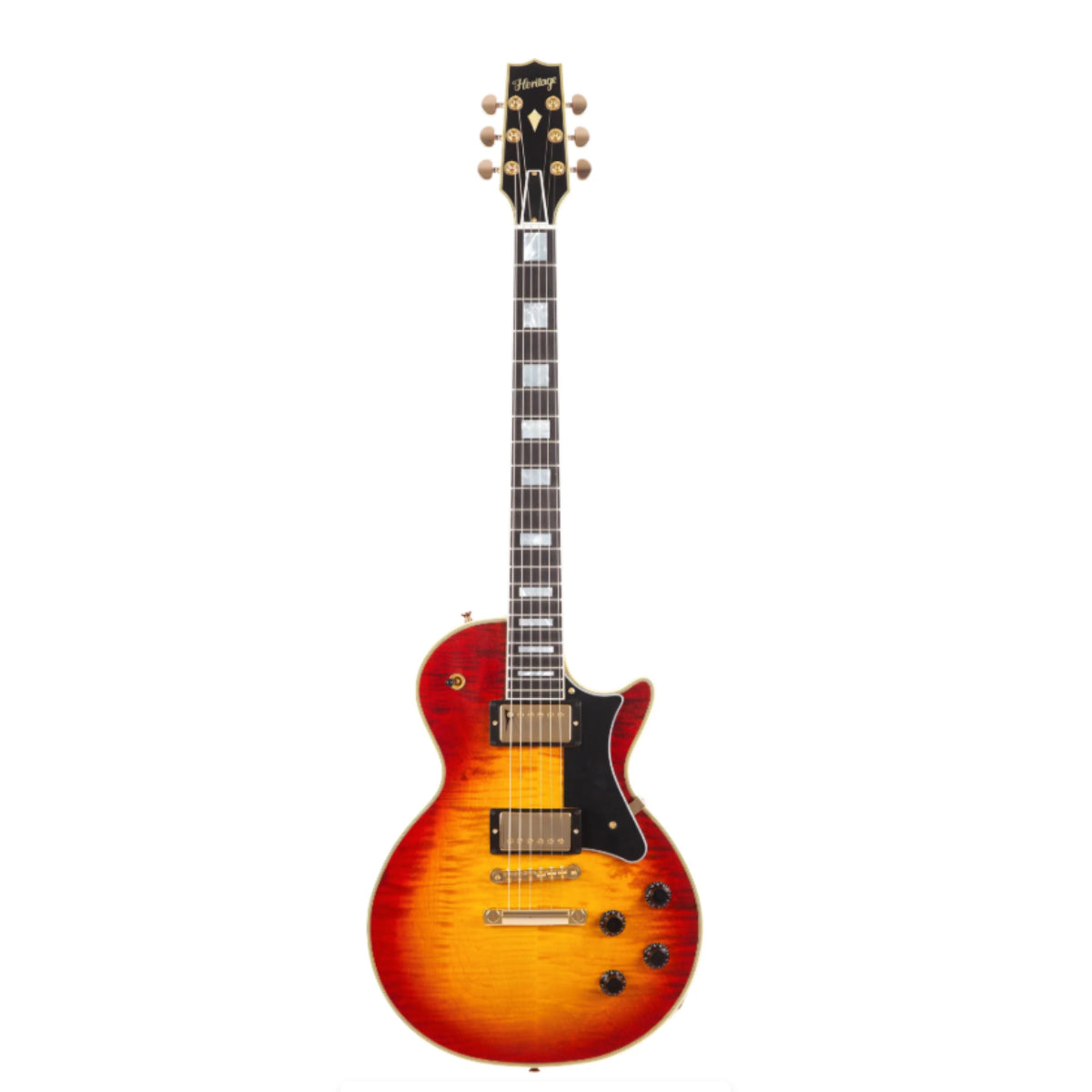 Đàn Guitar Điện Heritage Custom Shop Core Collection H-157 Maple Top, Dark Cherry Sunburst