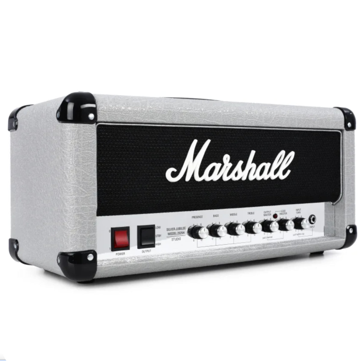 Marshall 2525H Mini Silver Jubilee and 2536 2x12 Stack - Silver