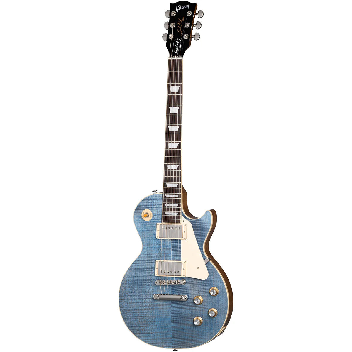 Đàn Guitar Điện Gibson Les Paul Standard 60s Figured Top, Ocean Blue