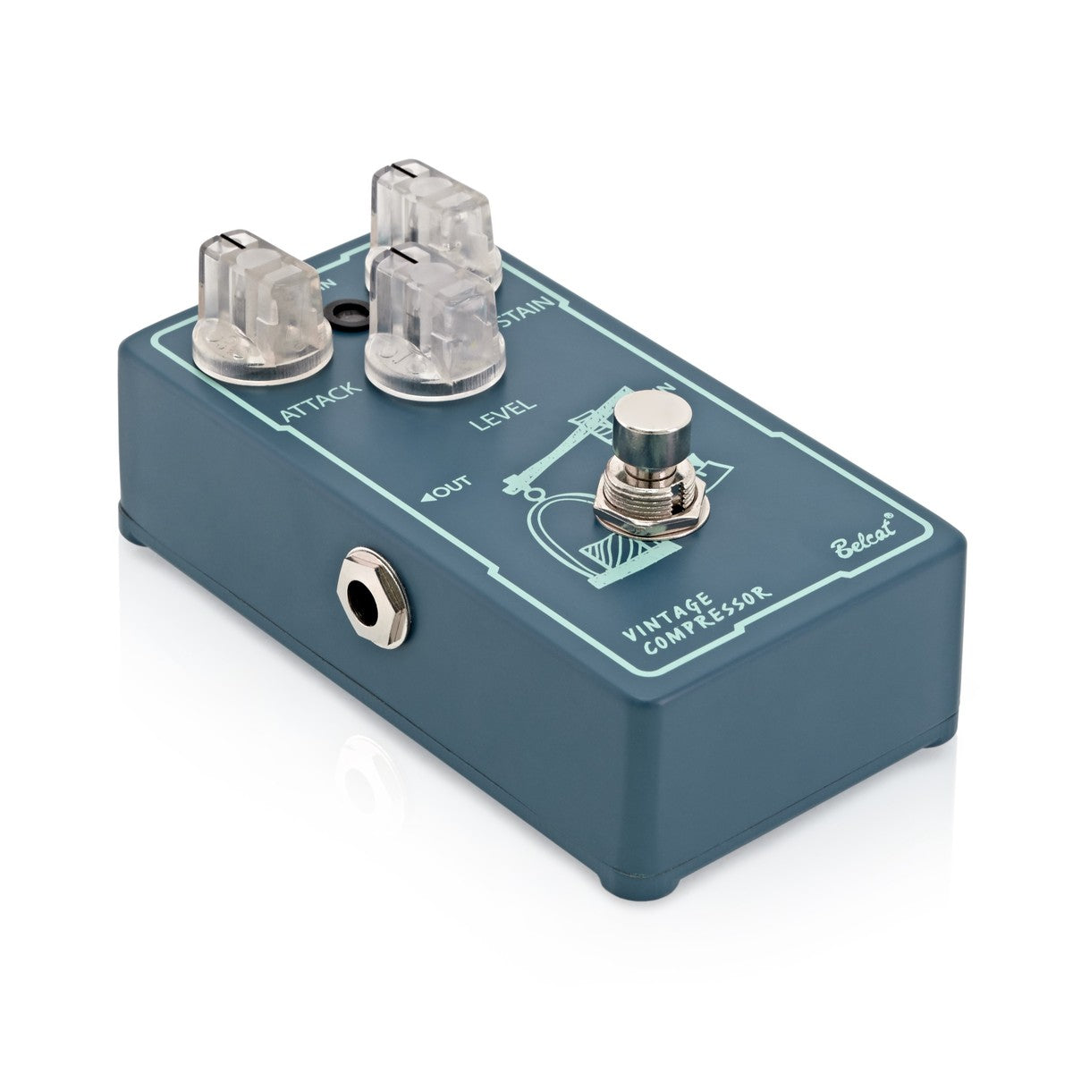 Belcat CMP-609 Vintage Compressor Pedal, Analog Pedal