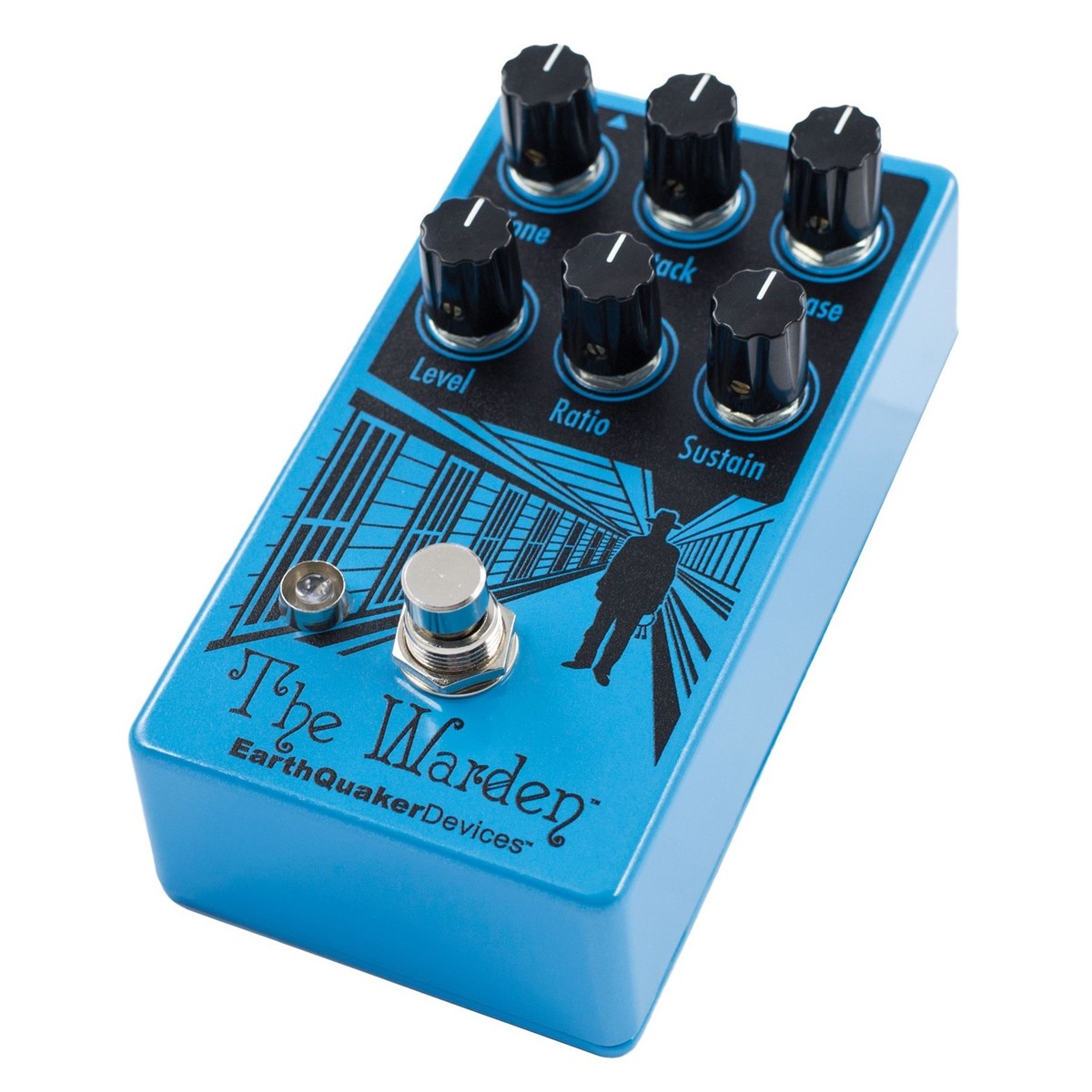 EarthQuaker Devices The Warden V2 Optical Compressor Pedal, Analog Pedal