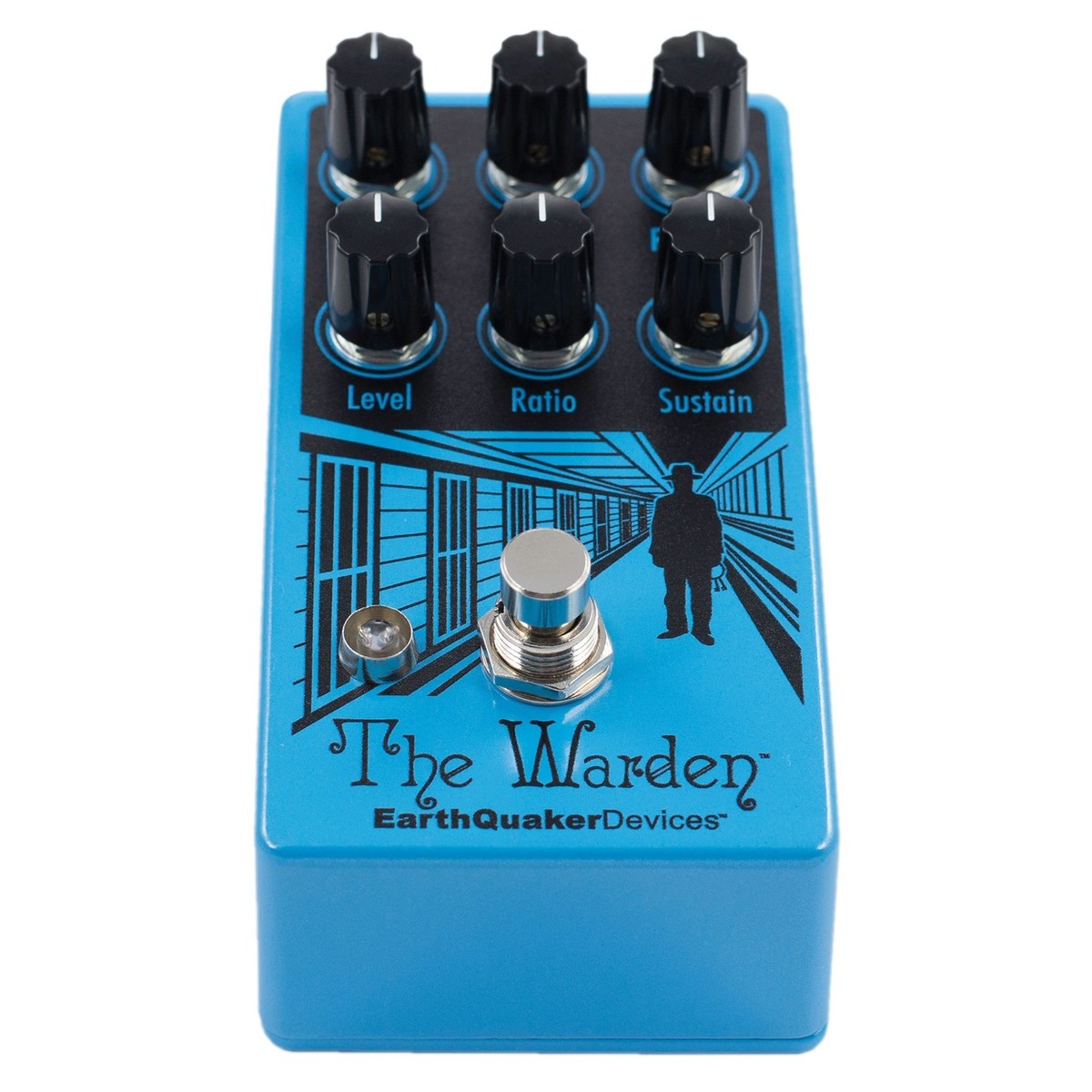 EarthQuaker Devices The Warden V2 Optical Compressor Pedal, Analog Pedal