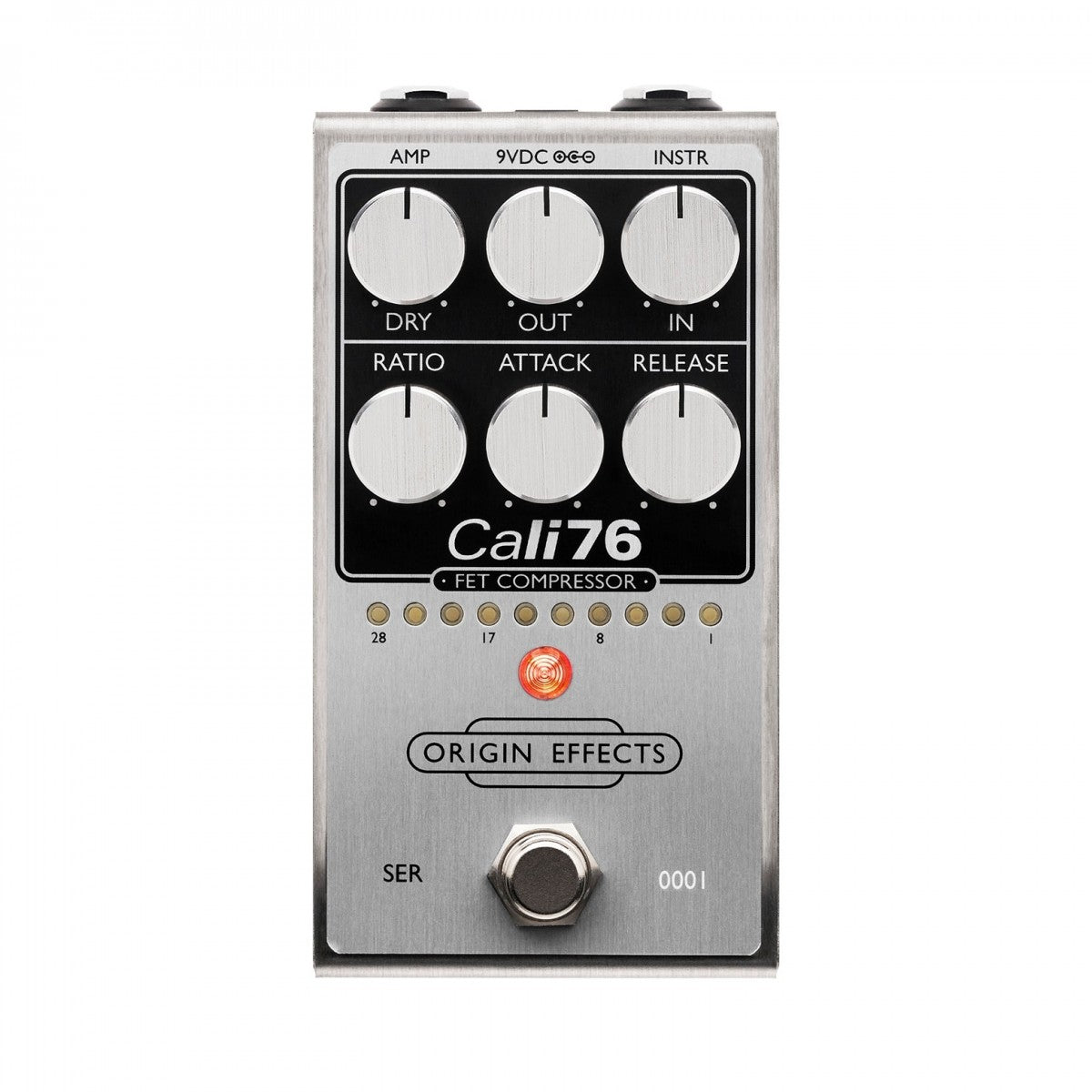 Origin Effects Cali76 FET Compressor Pedal White, Analog Pedal