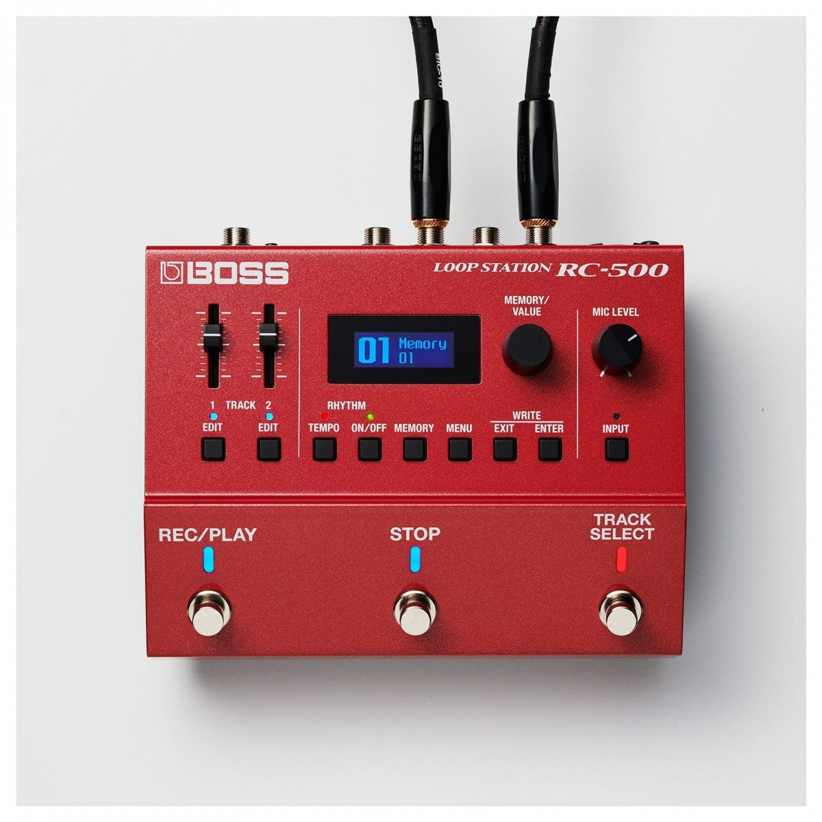 Drum Machine Pedal Guitar Boss RC-500 Loop Station Dual Track Looper