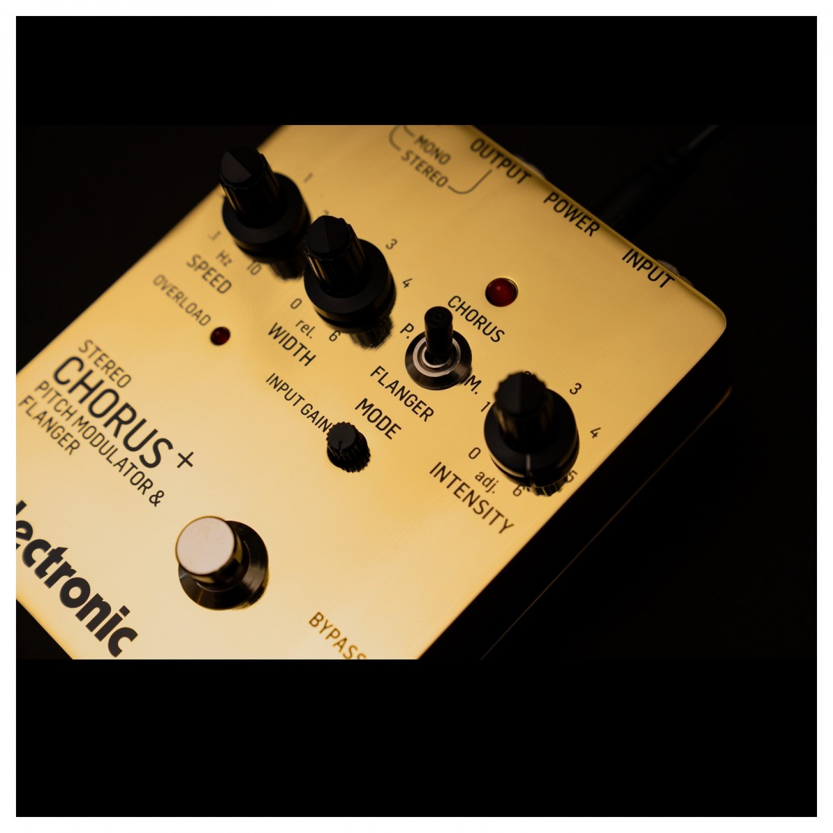 Flanger Pedal Guitar TC Electronic SCF GOLD Stereo Chorus