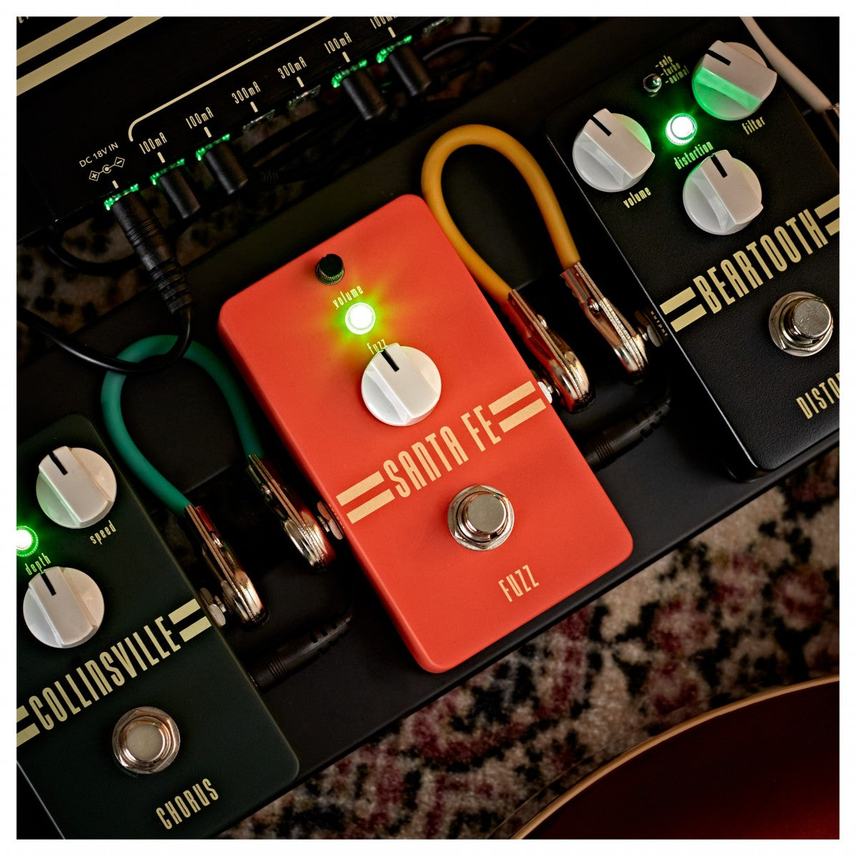 Fuzz Pedal Guitar Hartwood Santa Fe