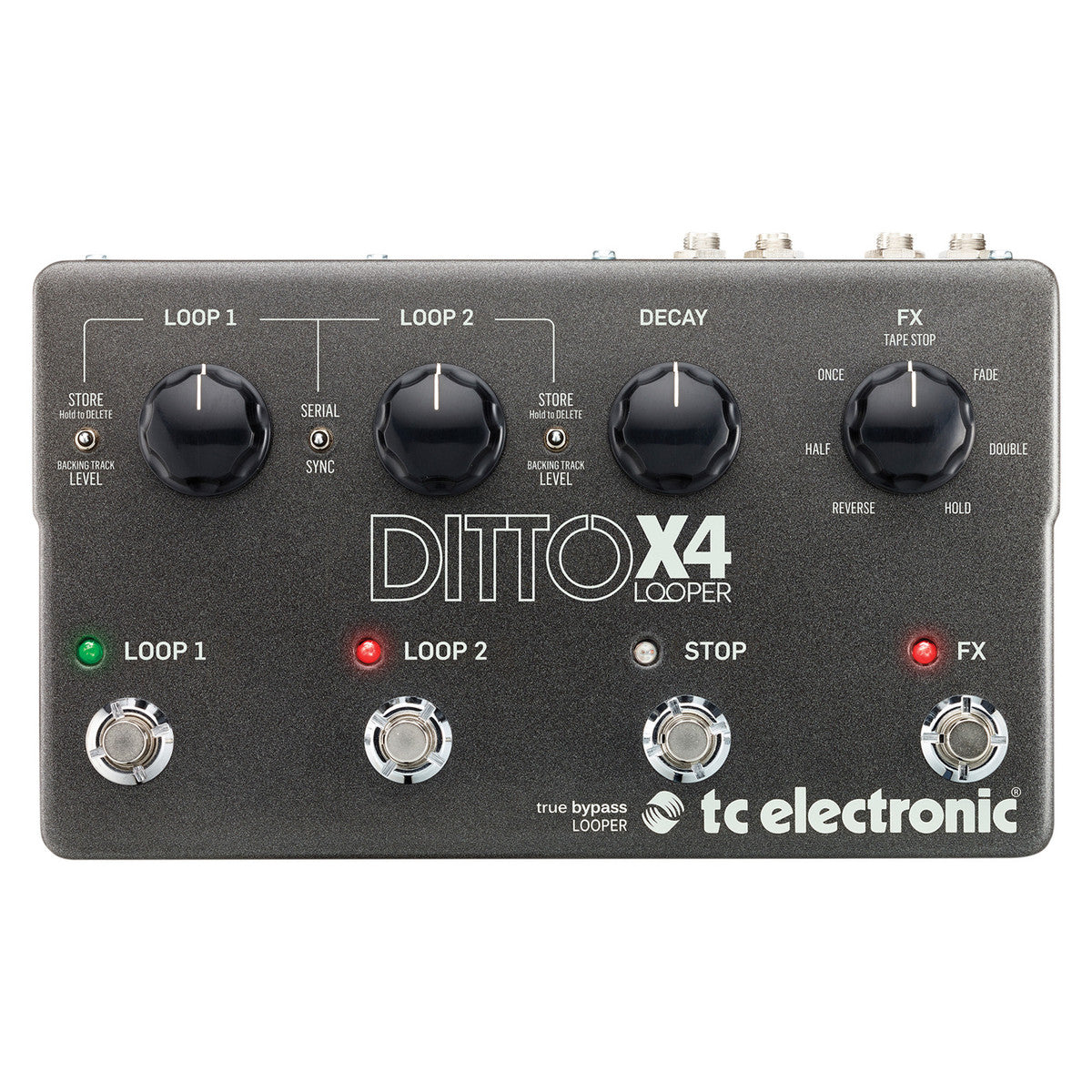 Looper Pedal Guitar TC Electronic Ditto X4 Dual Track