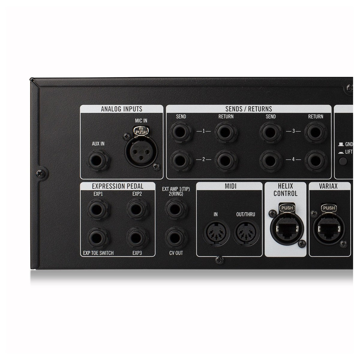 Multi Efects Pedal Guitar Line 6 Helix Rack