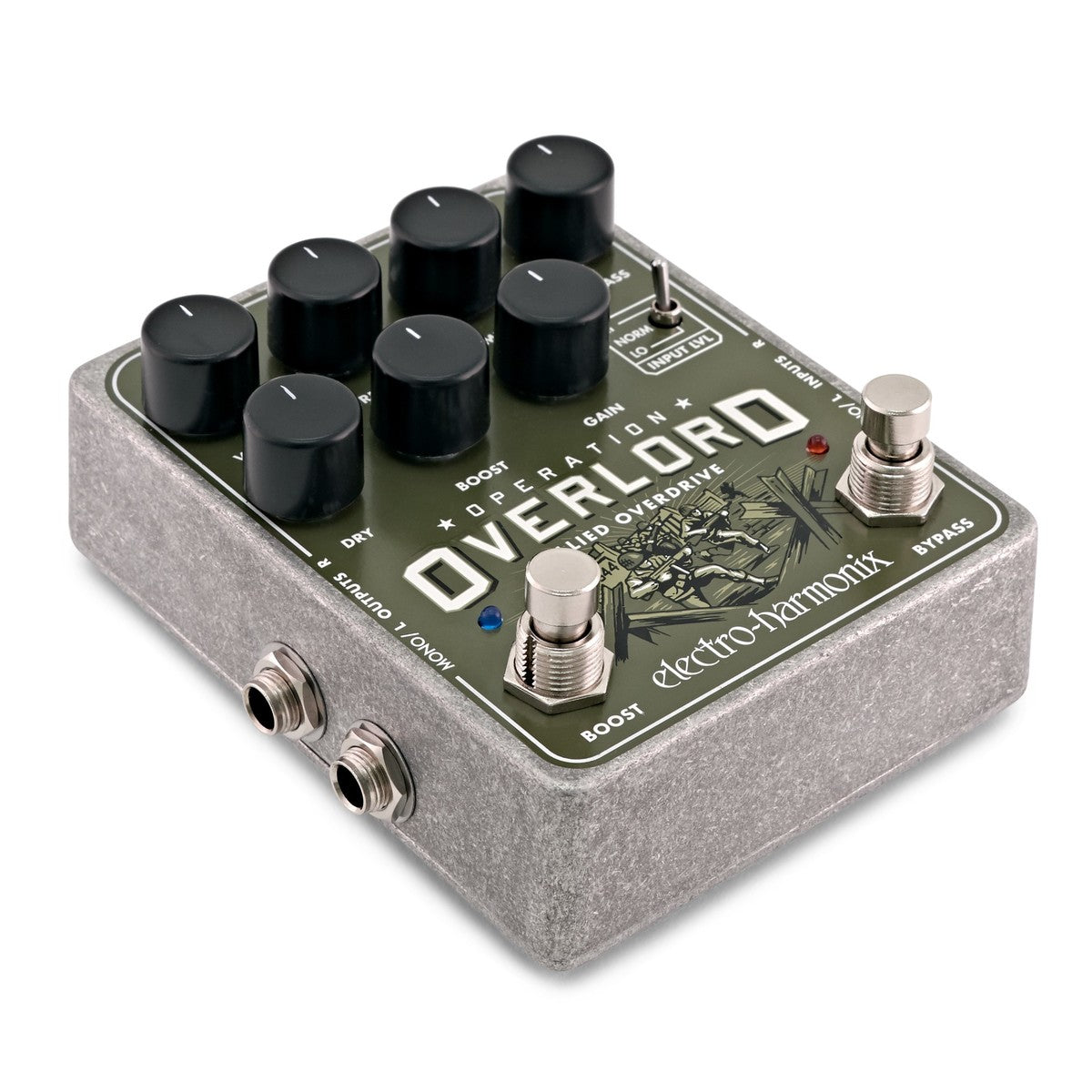 Overdrive Pedal Guitar Electro Harmonix Operation Overlord Allied