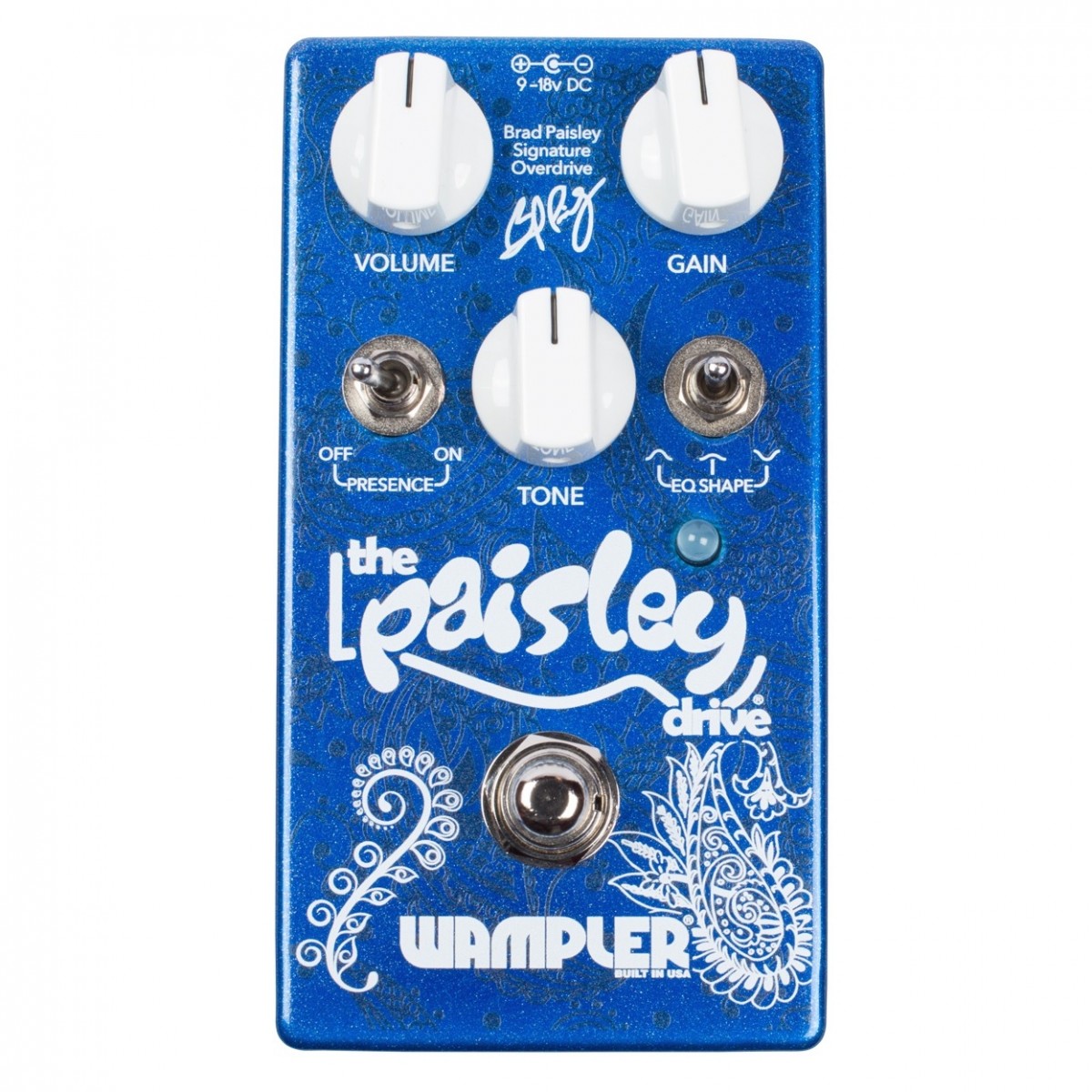 Overdrive Pedal Guitar Wampler Paisley Drive
