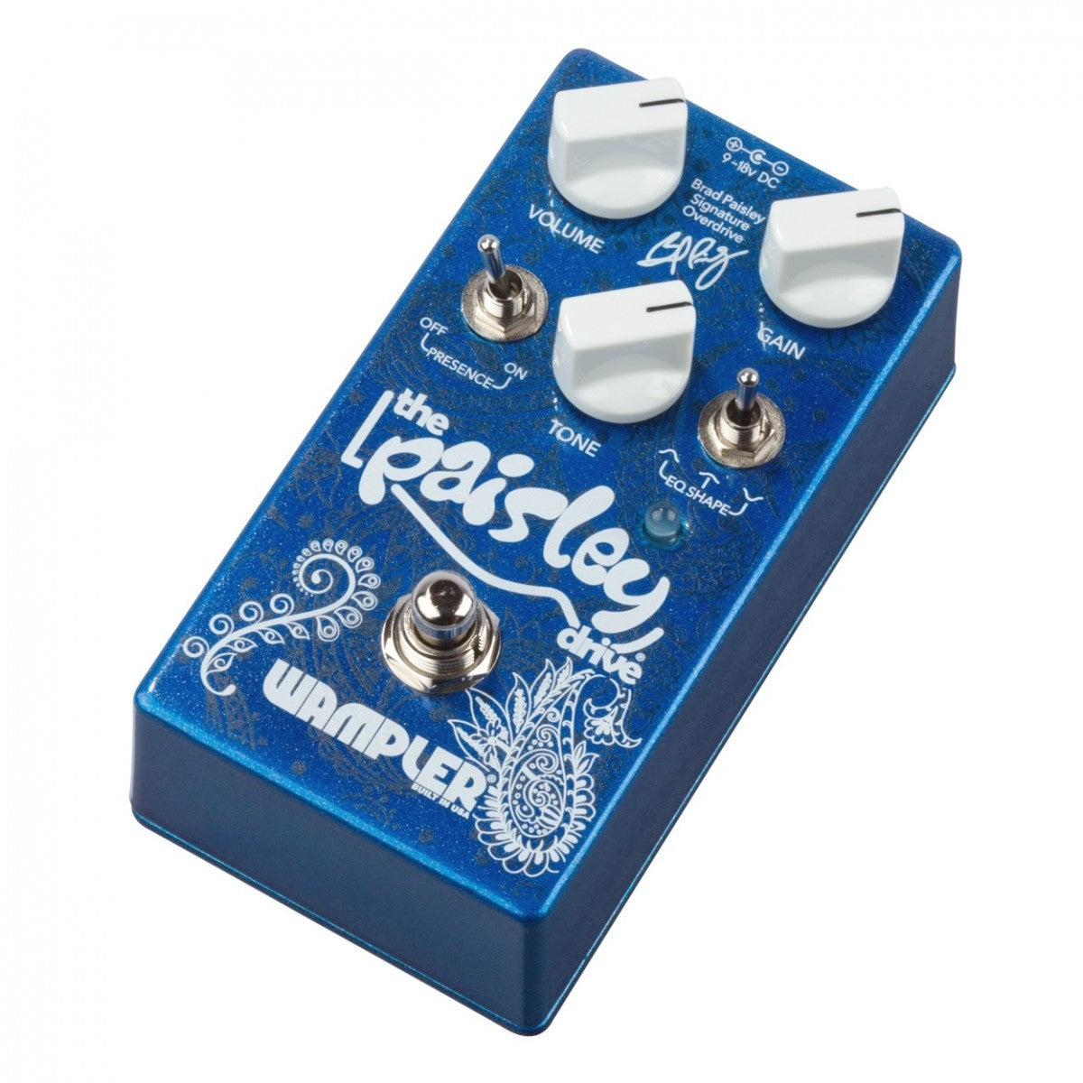 Overdrive Pedal Guitar Wampler Paisley Drive
