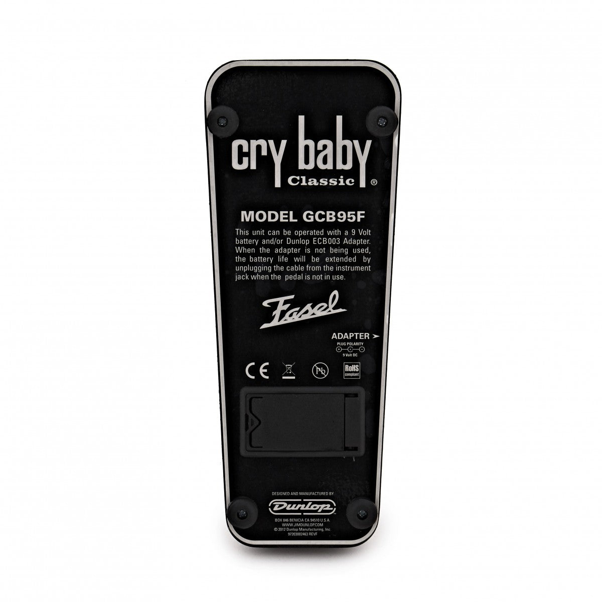 Wah Pedal Guitar Dunlop CryBaby GCB95F Classic