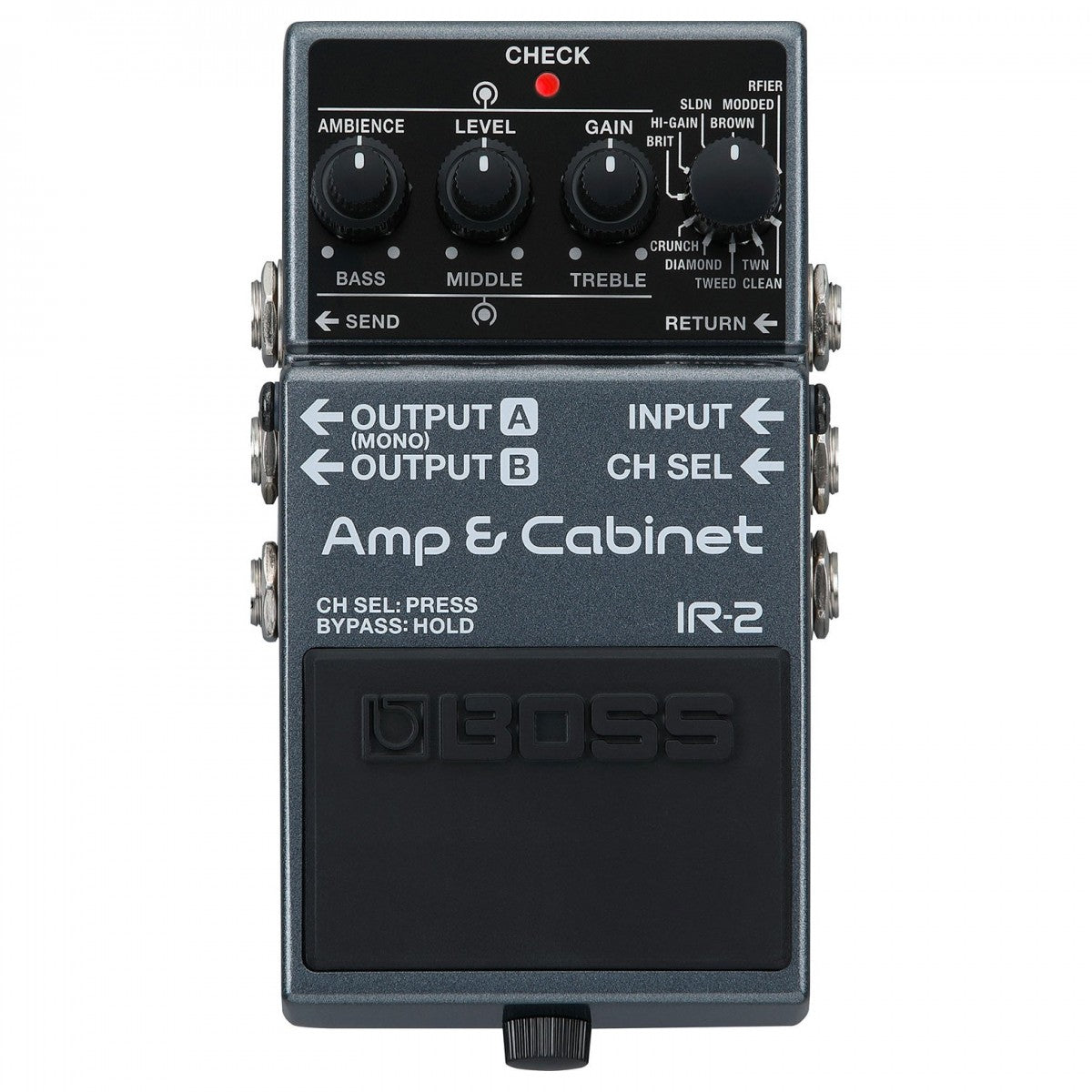 BOSS IR-2 Amp and IR Cabinet Pedal, Digital Pedal