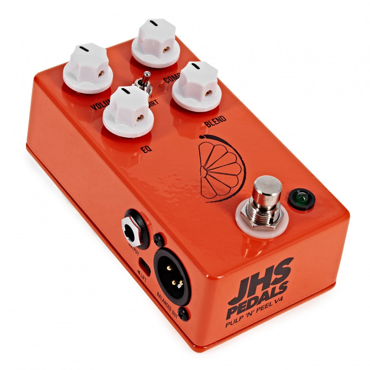 JHS Pulp 'N' Peel V4 Compressor Guitar Effects Pedal, Analog Pedal