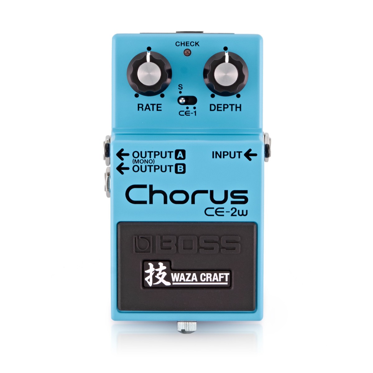 BOSS CE-2W Chorus Waza Craft Guitar Effects Pedal, Analog Pedal