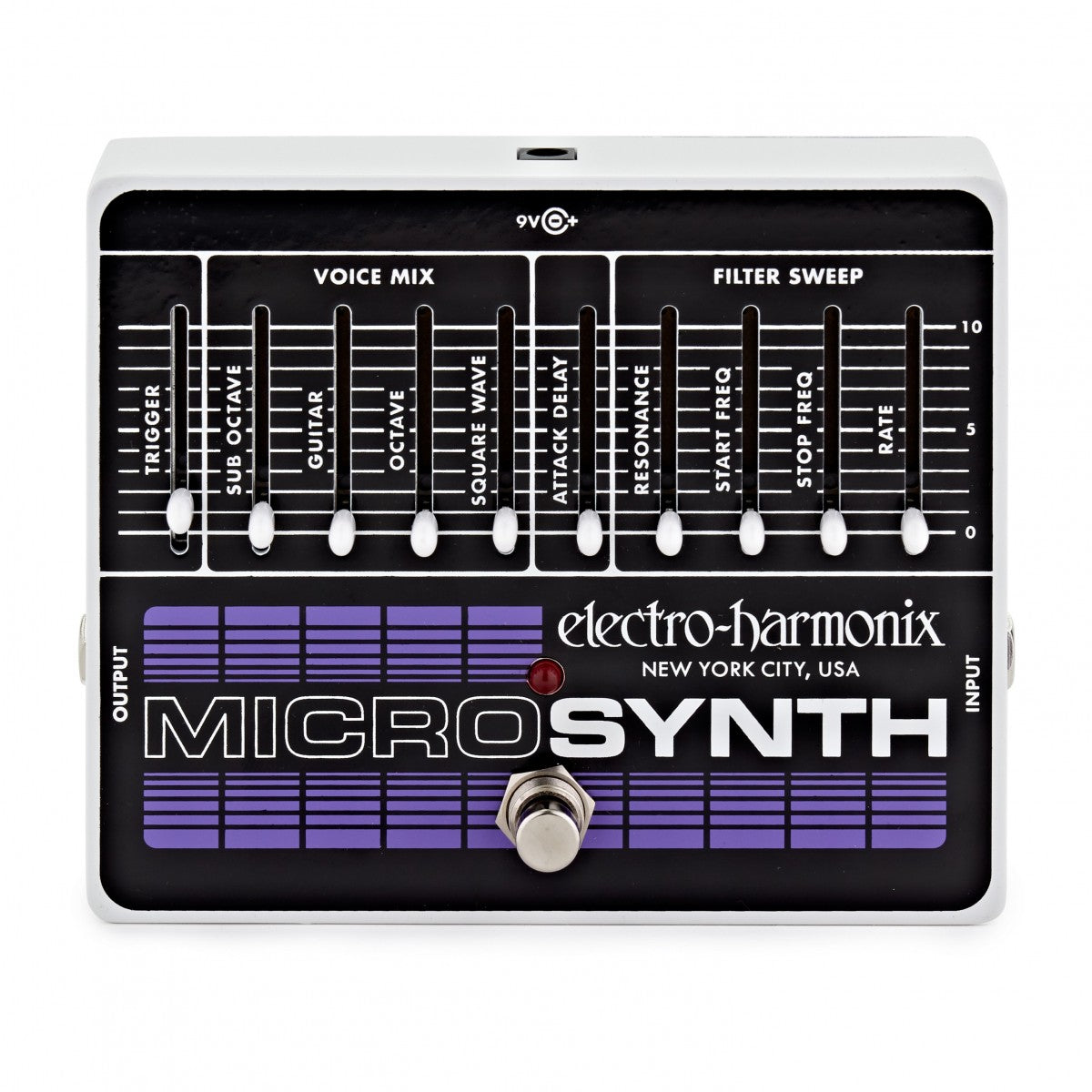 Synth Pedal Guitar Electro Harmonix Micro Synthesizer Analog