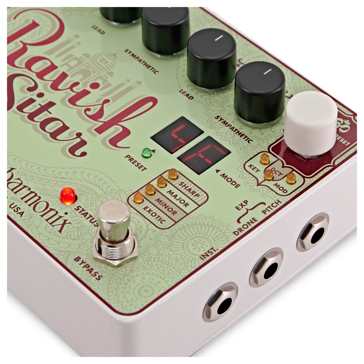 Octave Pedal Guitar Electro Harmonix Ravish Sitar