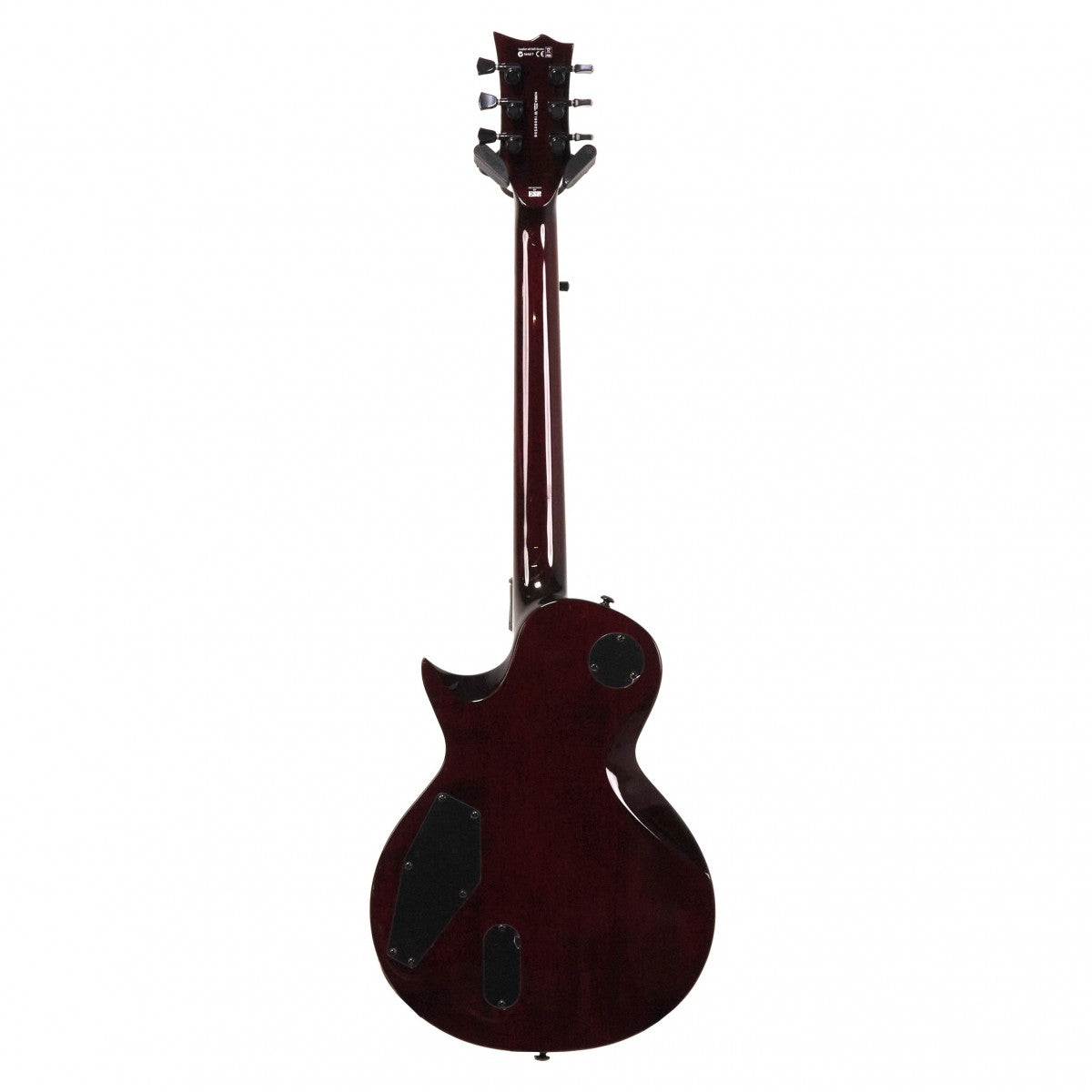 ESP Ltd EC-1000QM Guitar, See-Thru Black Cherry