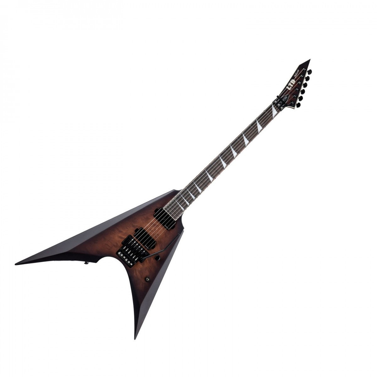 ESP LTD Arrow QM Dark Brown Sunburst