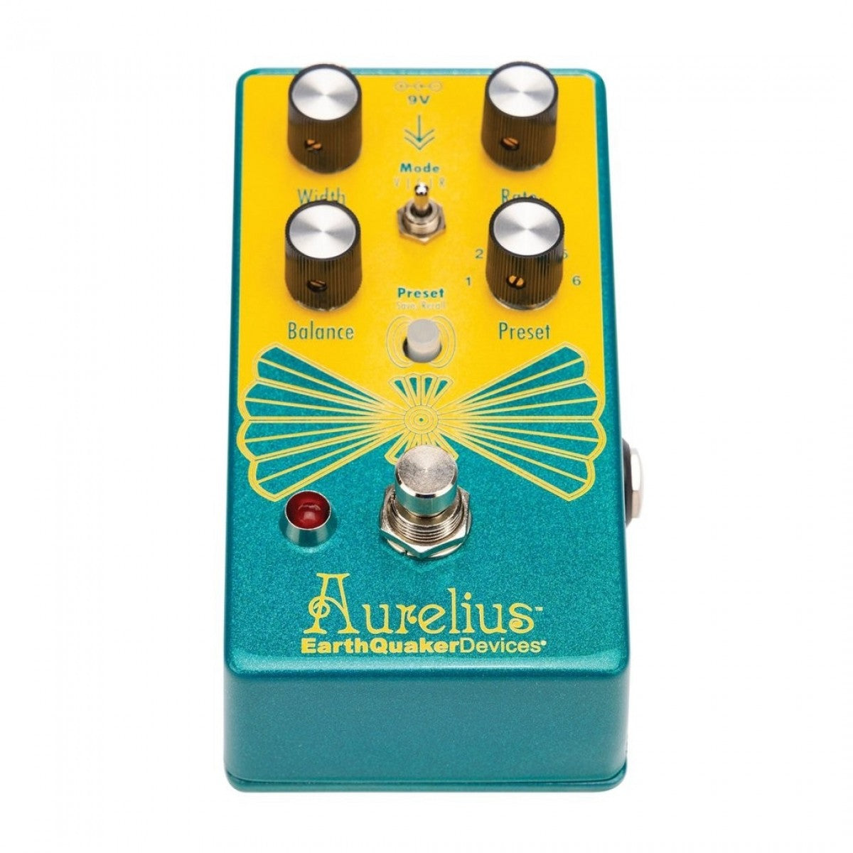 Chorus Pedal Guitar EarthQuaker Devices Aurelius Tri-Voice, Digital Pedal