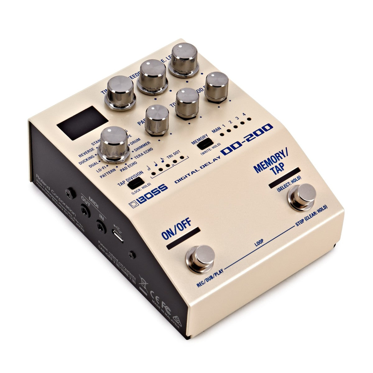 Delay Pedal Guitar Boss DD-200 Digital