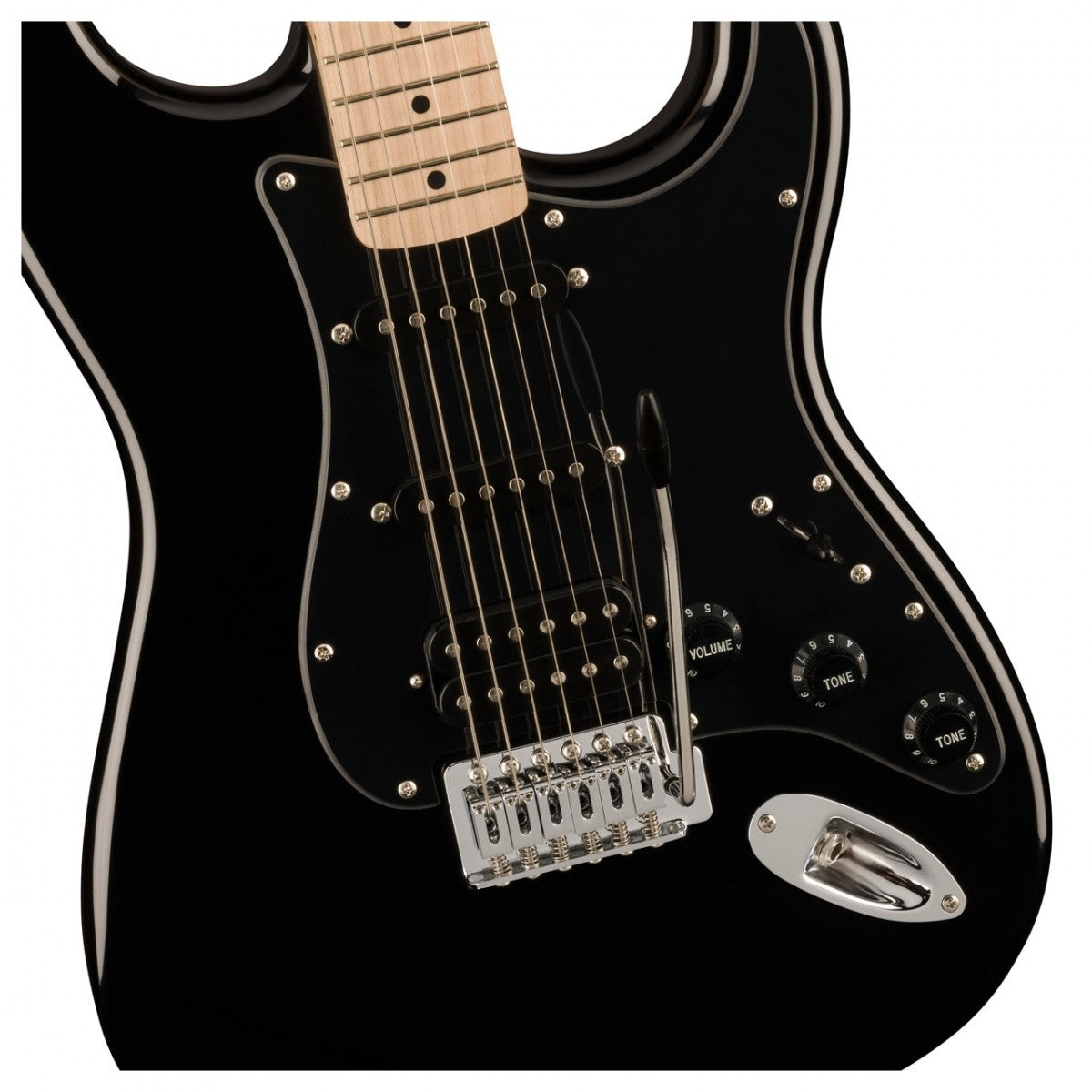Đàn Guitar Điện Squier Sonic Stratocaster HSS Maple Fingerboard Black