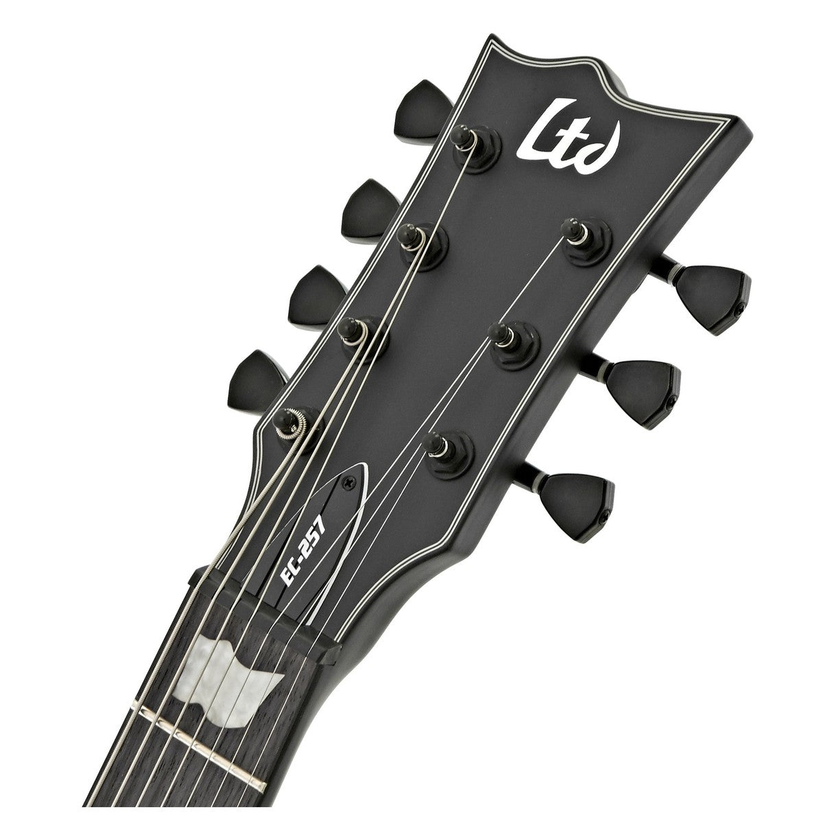 ESP LTD EC-257 7-String, Black Satin