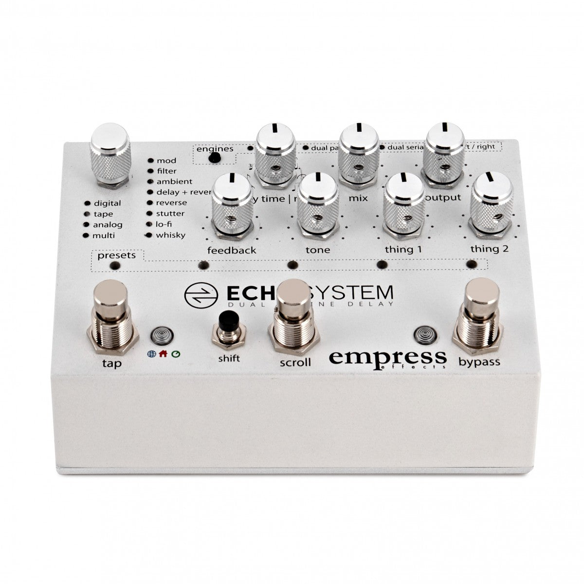 Delay Pedal Guitar Empress Effects Echosystem, Digital Pedal
