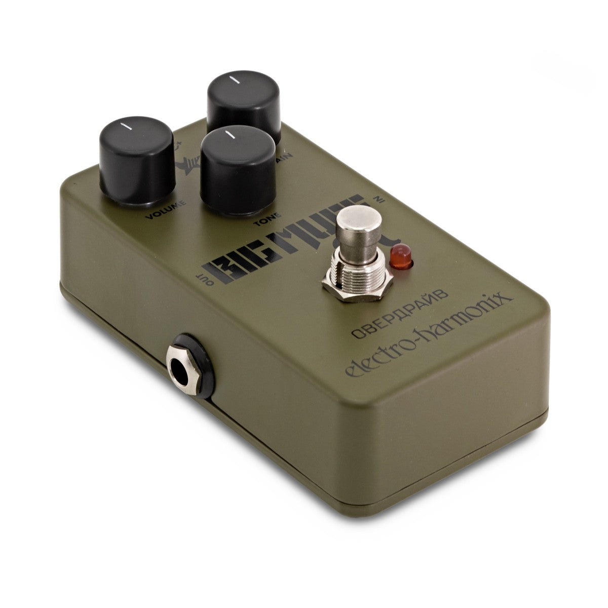 Distortion Pedal Guitar Electro Harmonix Green Russian Big Muff