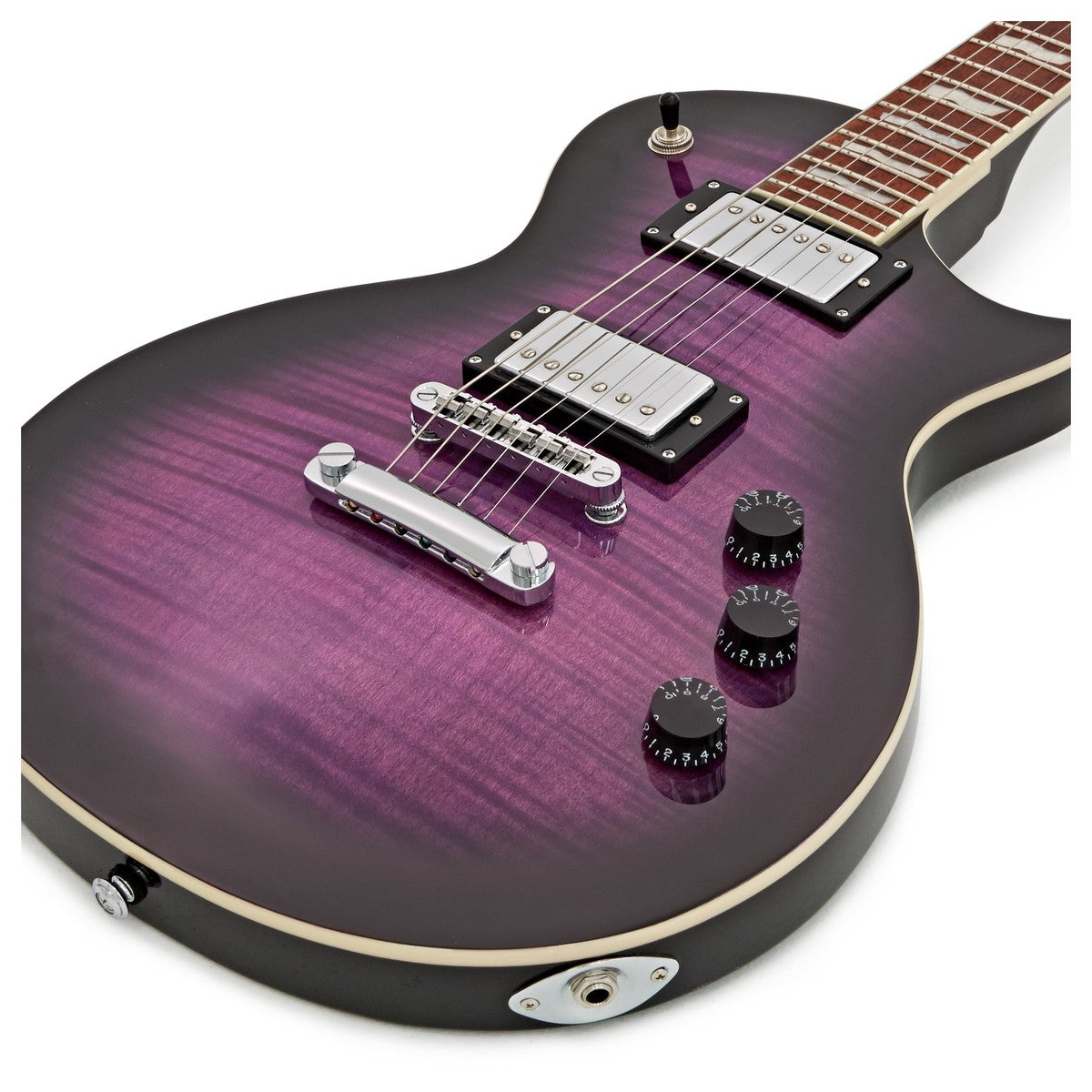 ESP LTD EC-256FM, See Thru Purple Sunburst