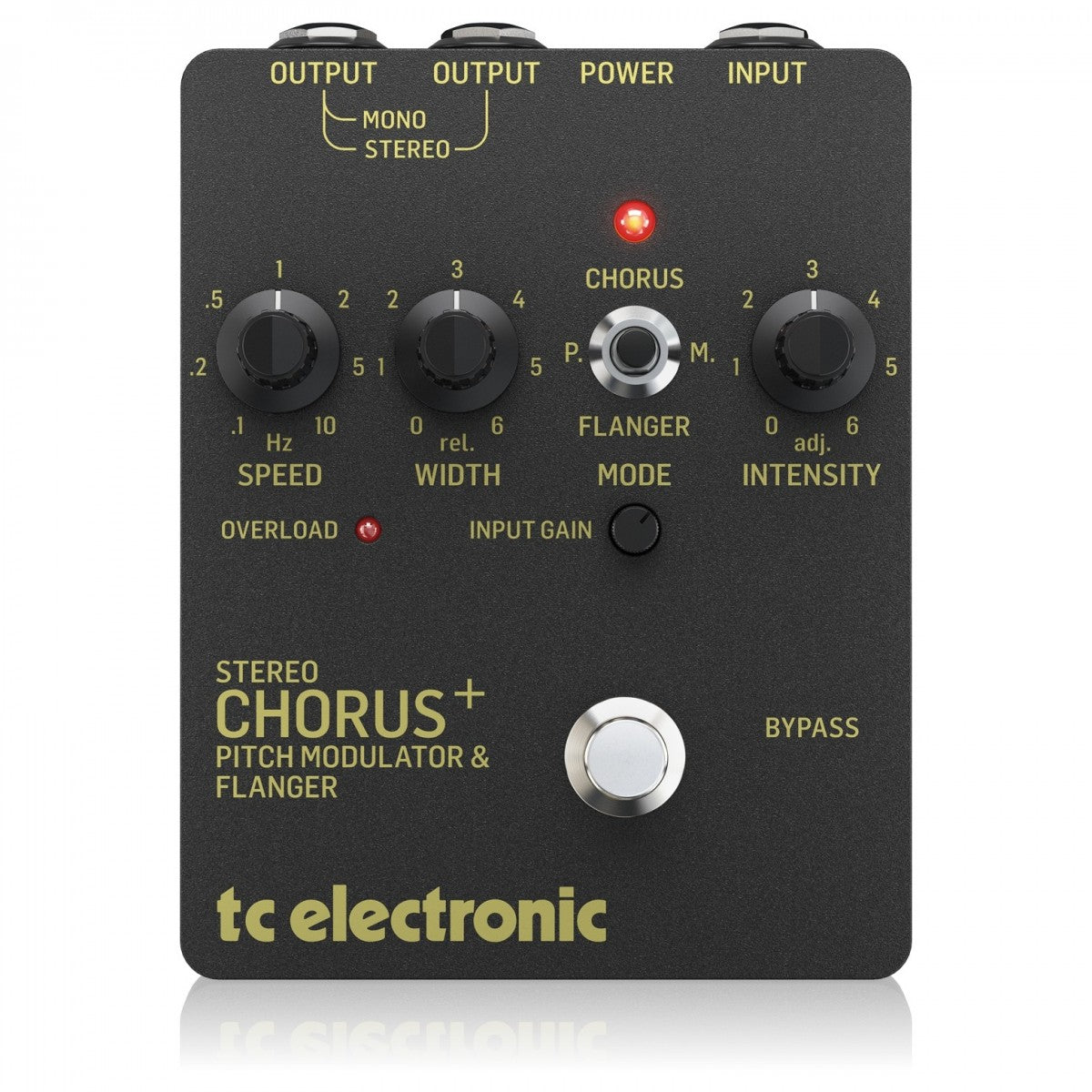 Flanger Pedal Guitar TC Electronic SCF GOLD Stereo Chorus
