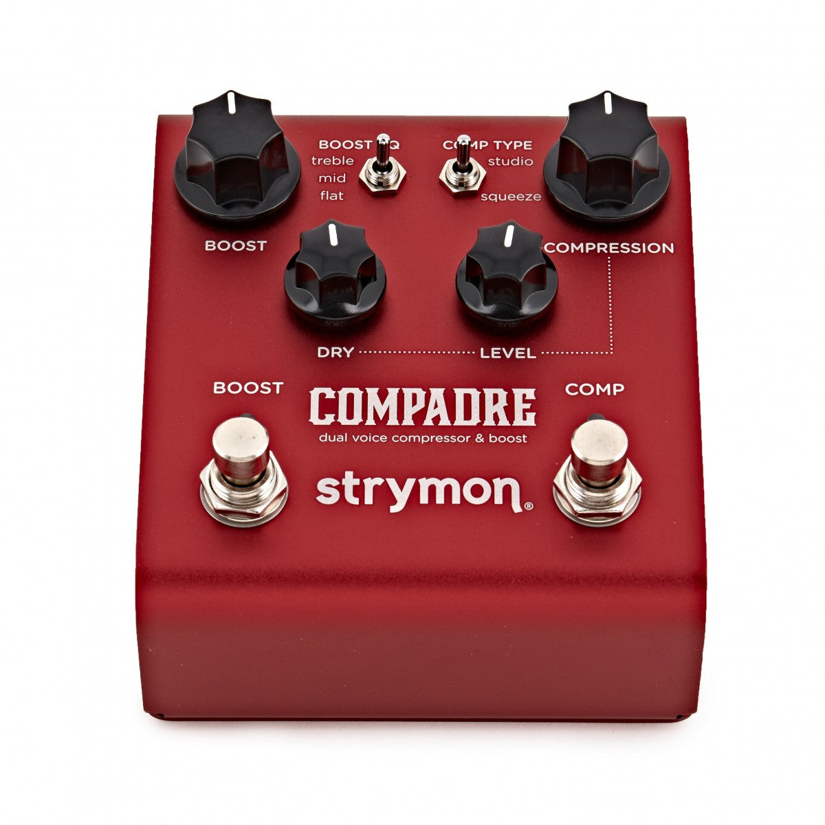 Strymon Compadre Dual Voice Compressor & Boost Guitar Effects Pedal, Analog Pedal