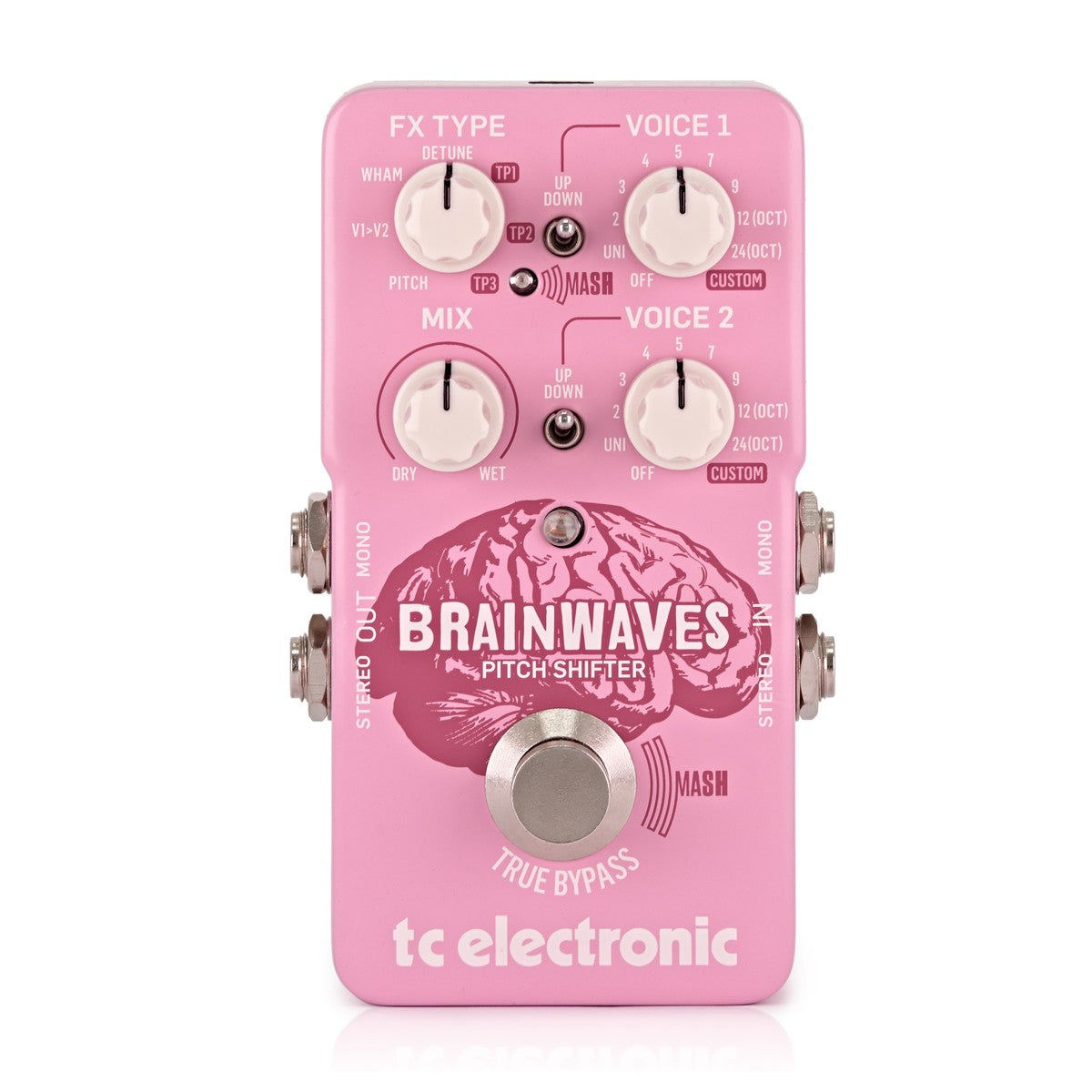 Octave Pedal Guitar TC Electronic Brainwaves Pitch Shifter