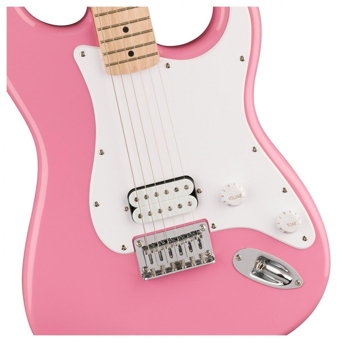 Đàn Guitar Điện Squier Sonic Stratocaster HT H Flash Pink Maple Fingerboard