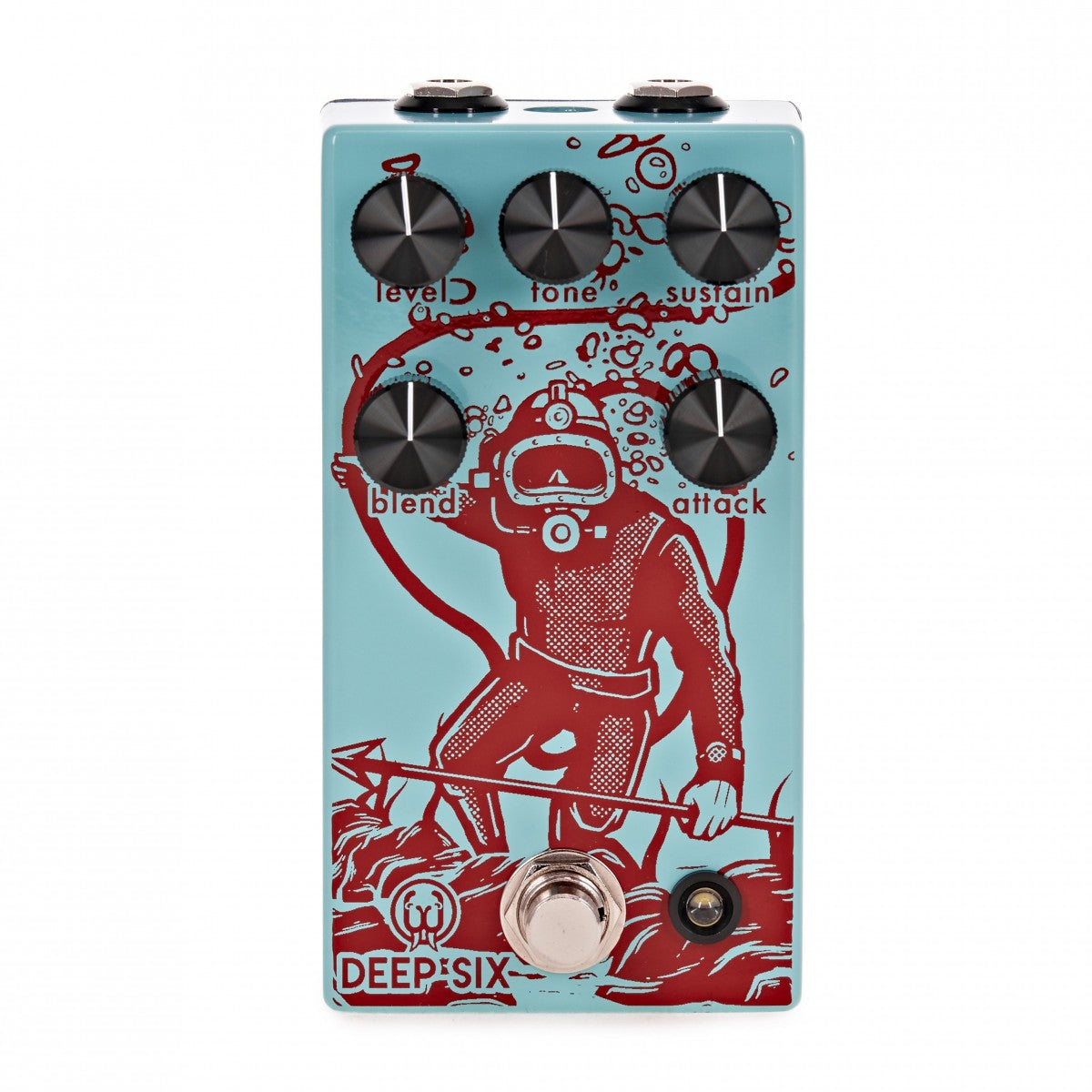 Walrus Audio Deep Six Compressor V3 Guitar Effects Pedal, Analog Pedal