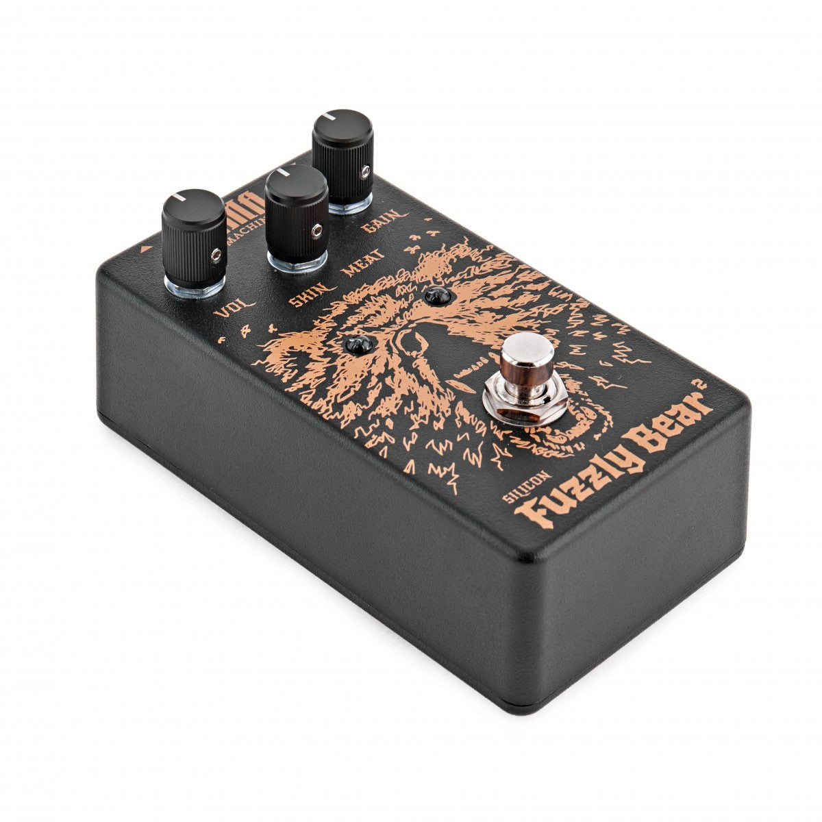 Fuzz Pedal Guitar KMA Machines Fuzzly Bear 2 Silicone